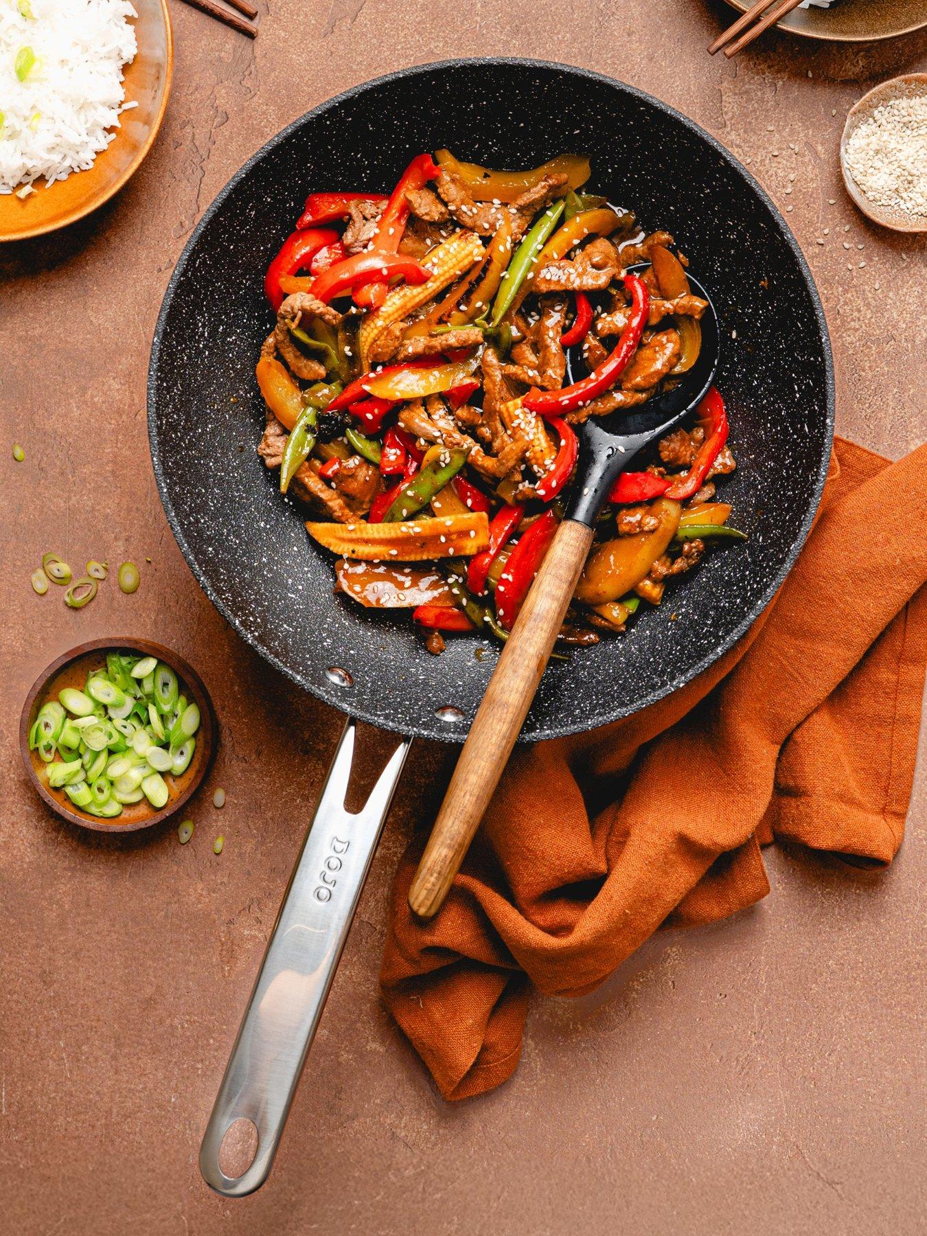 Image 1 of 7 of Scoville Dojo Hero Neverstick+ 28cm Wok