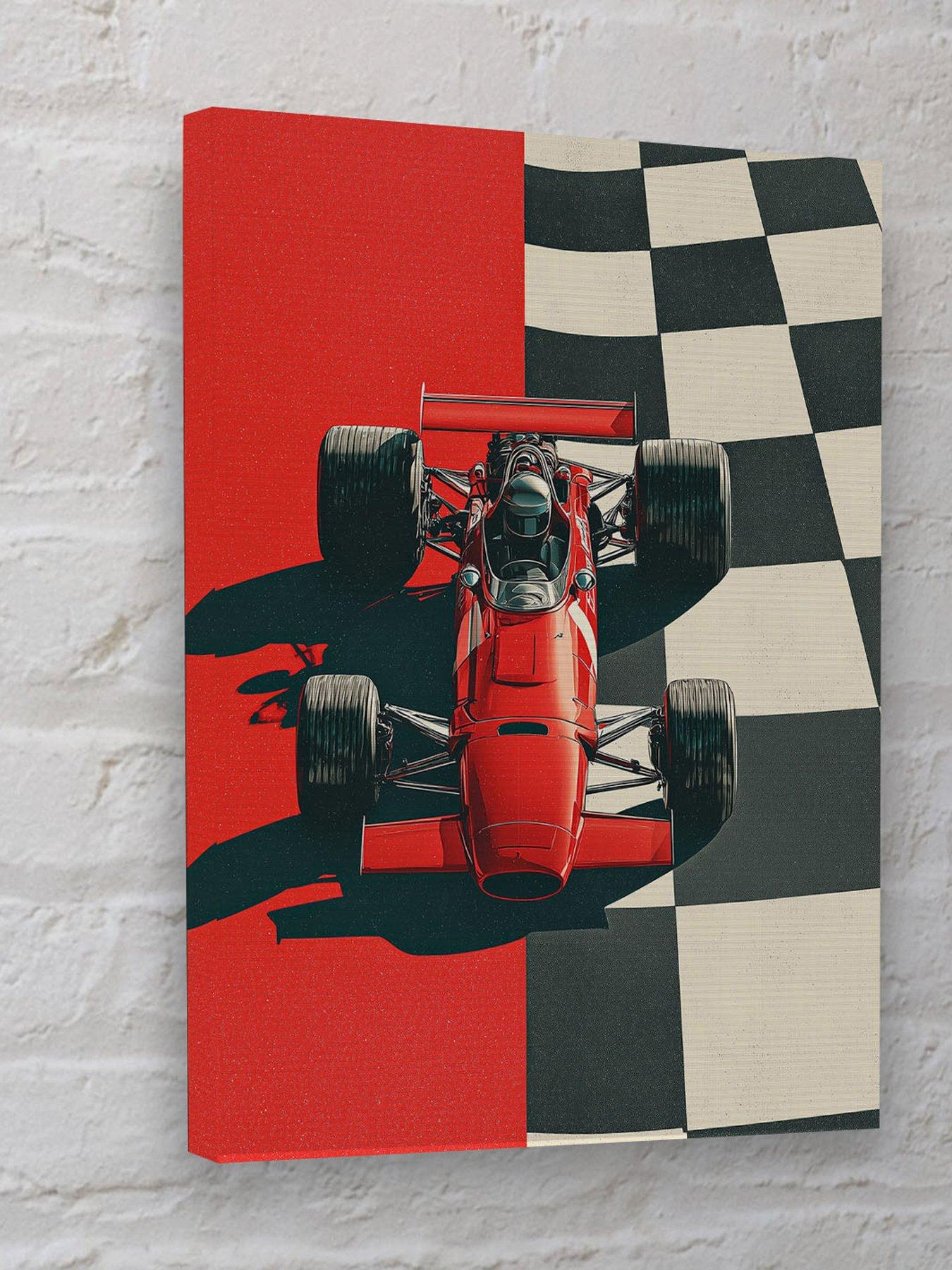 The Art Group Checker F1 Canvs 30x40cms