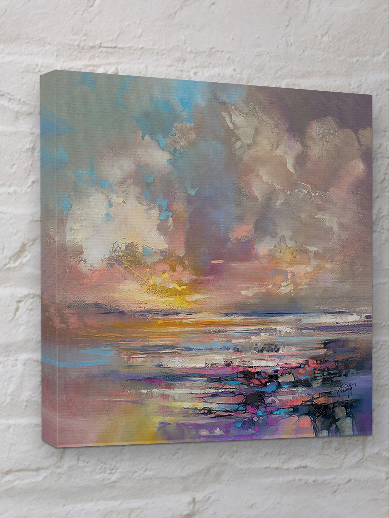 Image 1 of 3 of Scott Naismith Radiant Energy Canvas 40x40cms