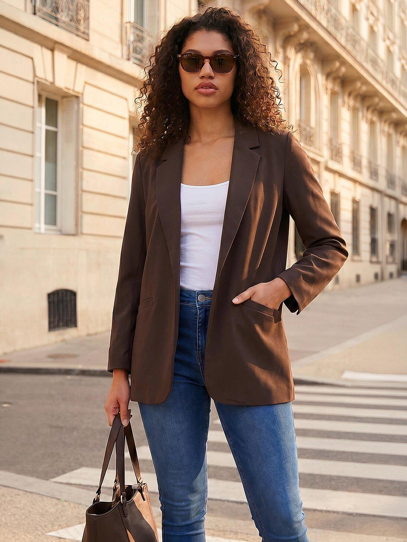 Image 1 of 4 of Roman Petite Stretch Blazer