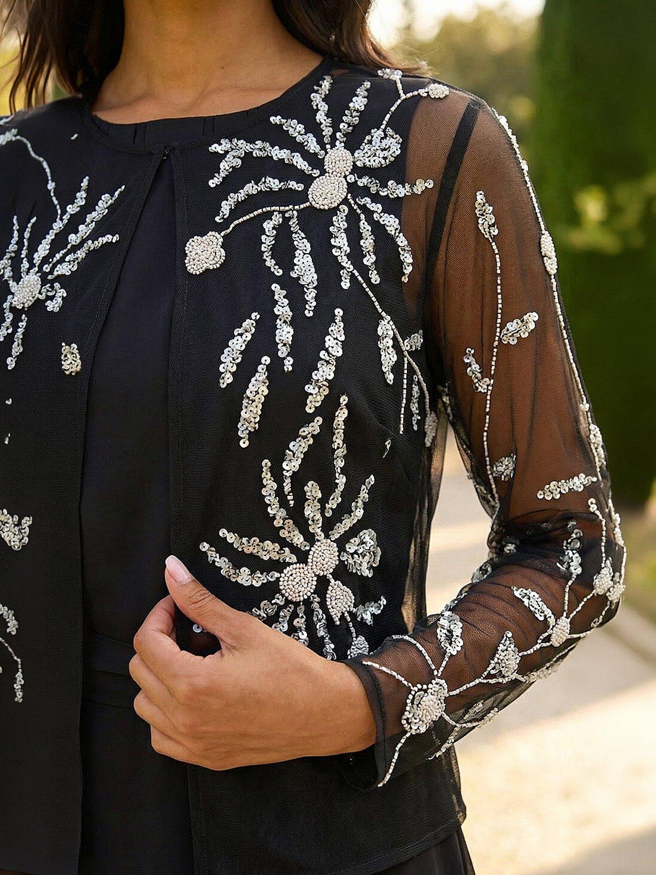 Image 2 of 4 of Roman Embellished Detail Jacket