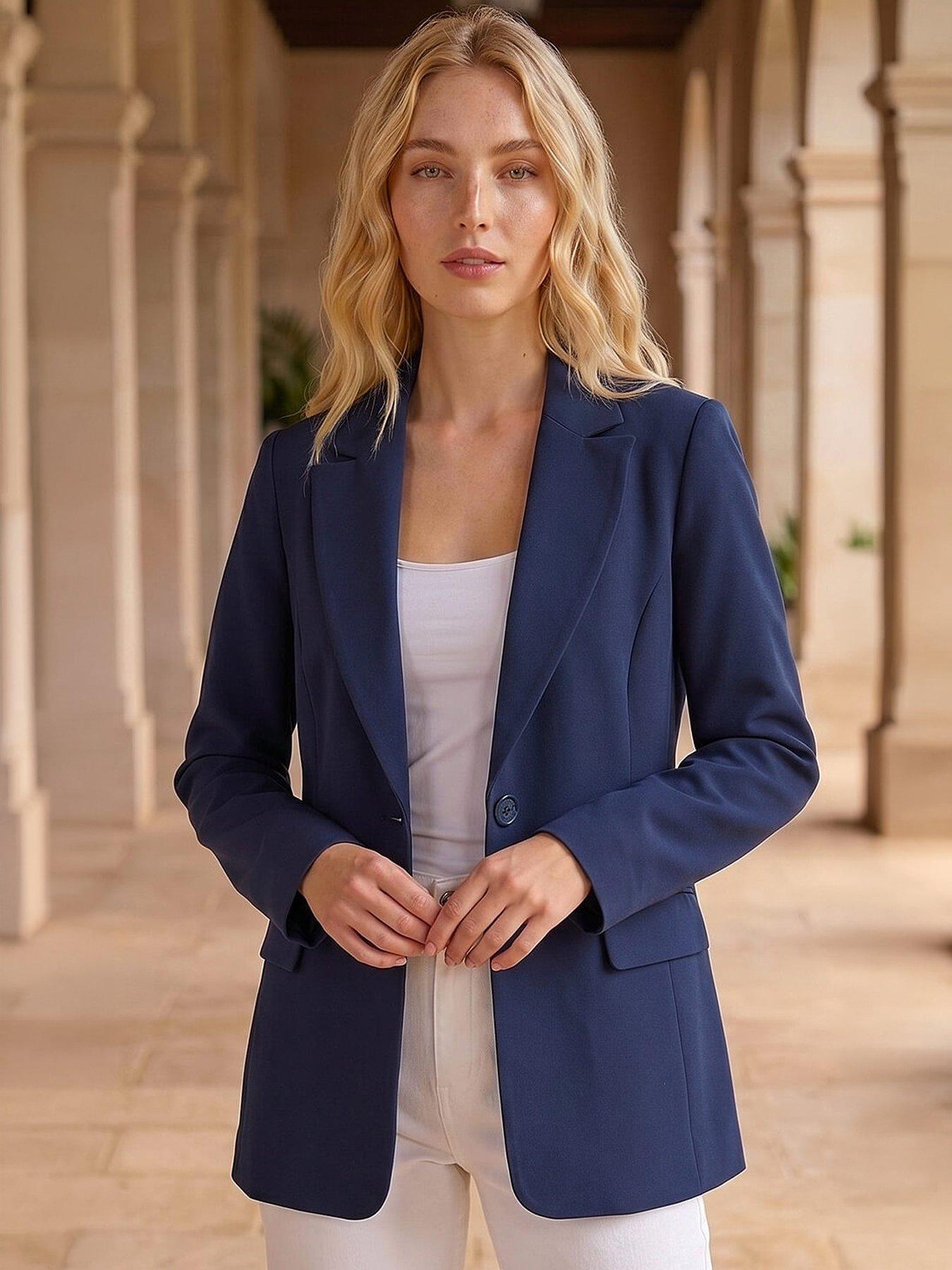 Image 1 of 4 of Roman Smart Longline Blazer