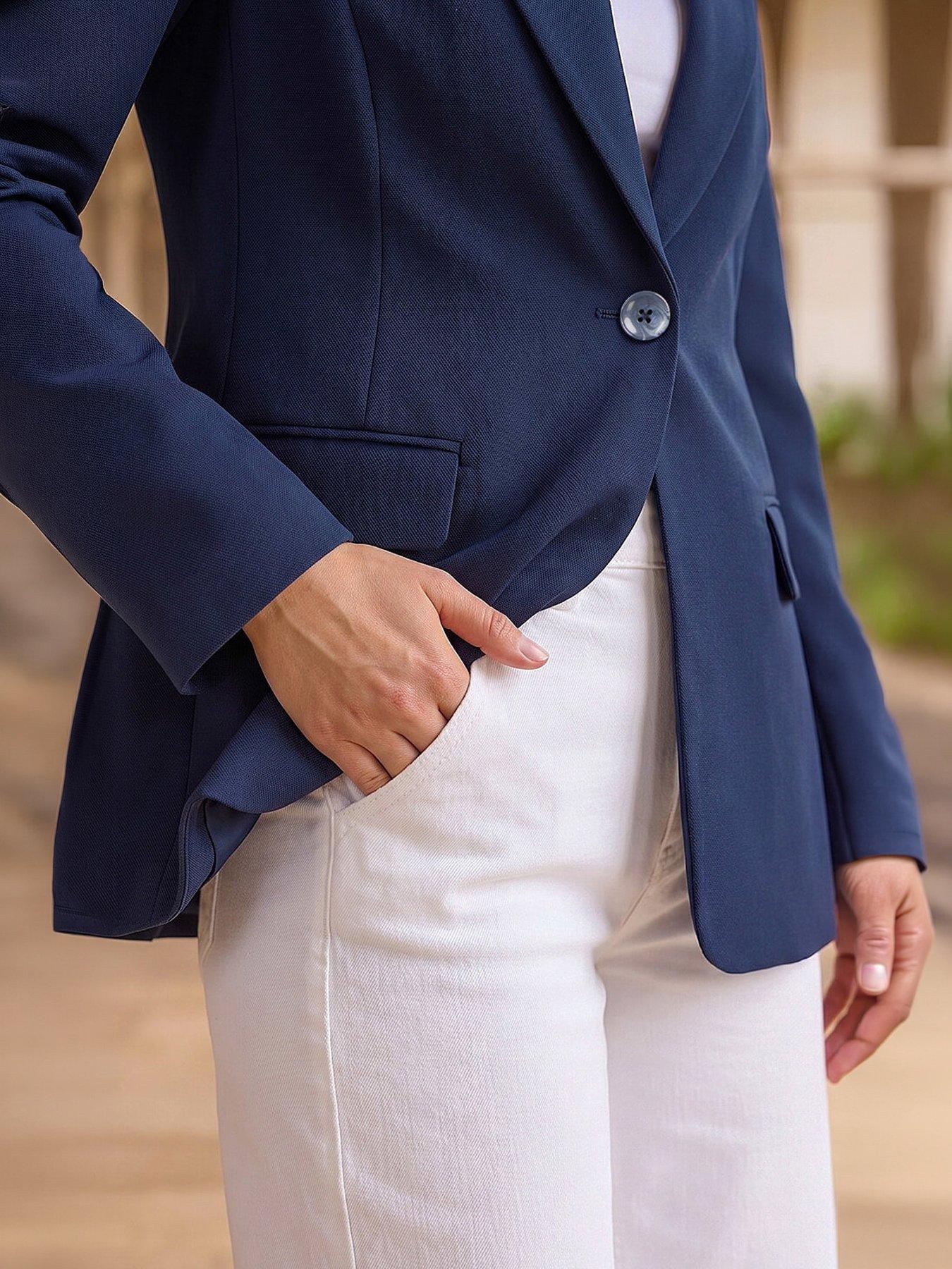 Image 2 of 4 of Roman Smart Longline Blazer