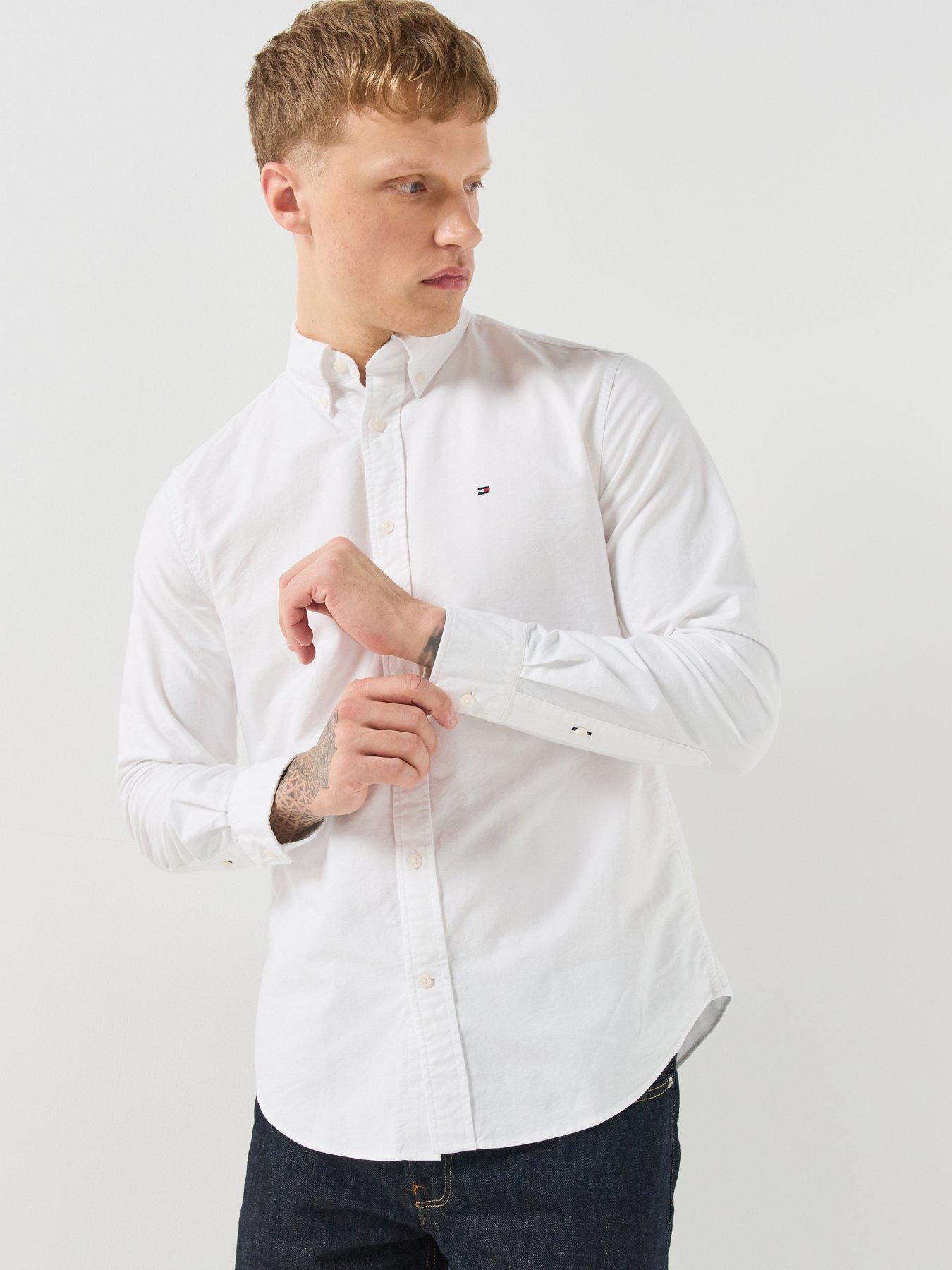 Tommy Hilfiger Regular Fit Buttoned Shirt Men's White Xxl - La Redoute - Image 6