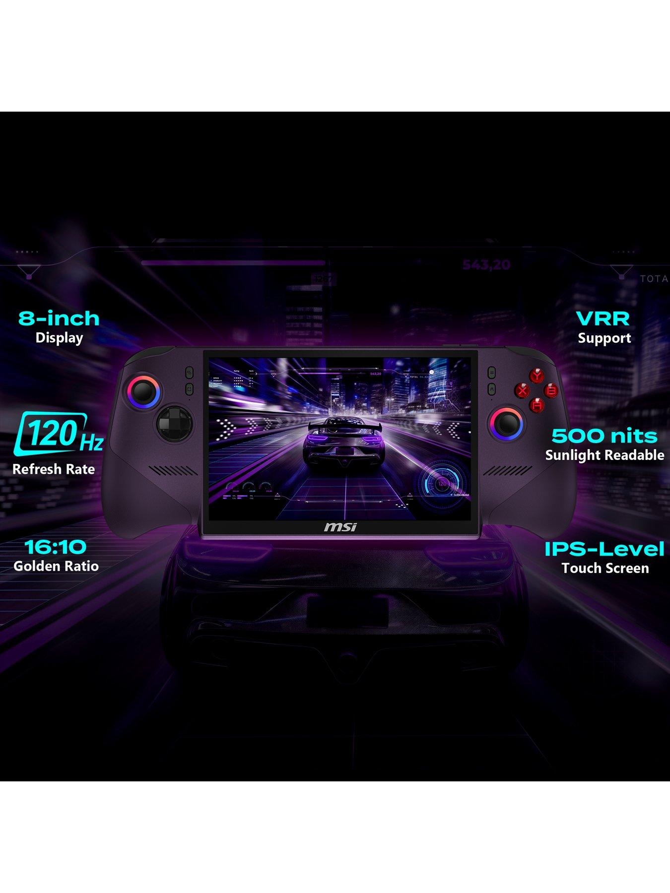 Image 5 of 8 of MSI Claw 8 EX AI+ CG3EM-018UK - Handheld Gaming Console - Intel Arc G3 Extreme - 32GB RAM - 1 TB SSD - Void Purple
