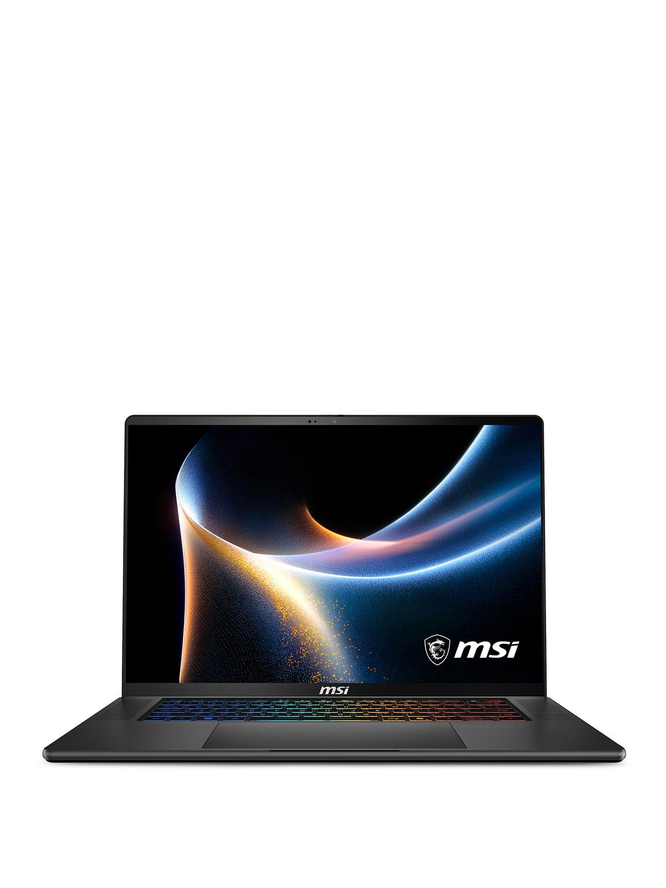 Image 1 of 8 of MSI Stealth 16 AI+ B3WI-031UK Copilot+ PC - NVIDIA GeForce RTX 5080 - Intel Core Ultra 9 386H - 32GB DDR5-SDRAM - 2TB SSD - Quad HD+