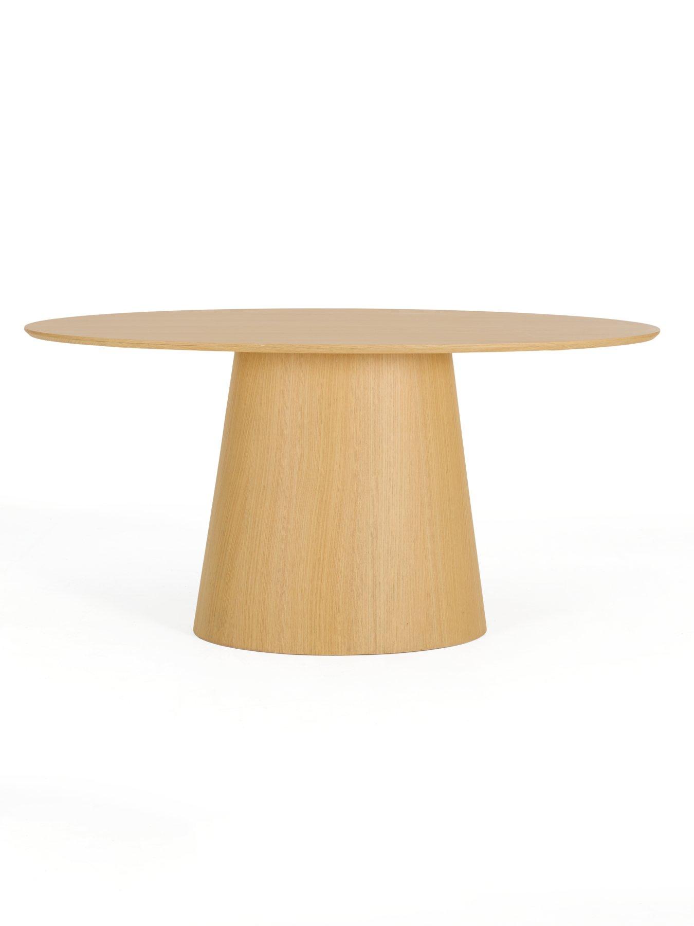 Image 5 of 7 of The Very Collection Lenny 160cm Dining Table & 4 Grey Nell Dining Chairs