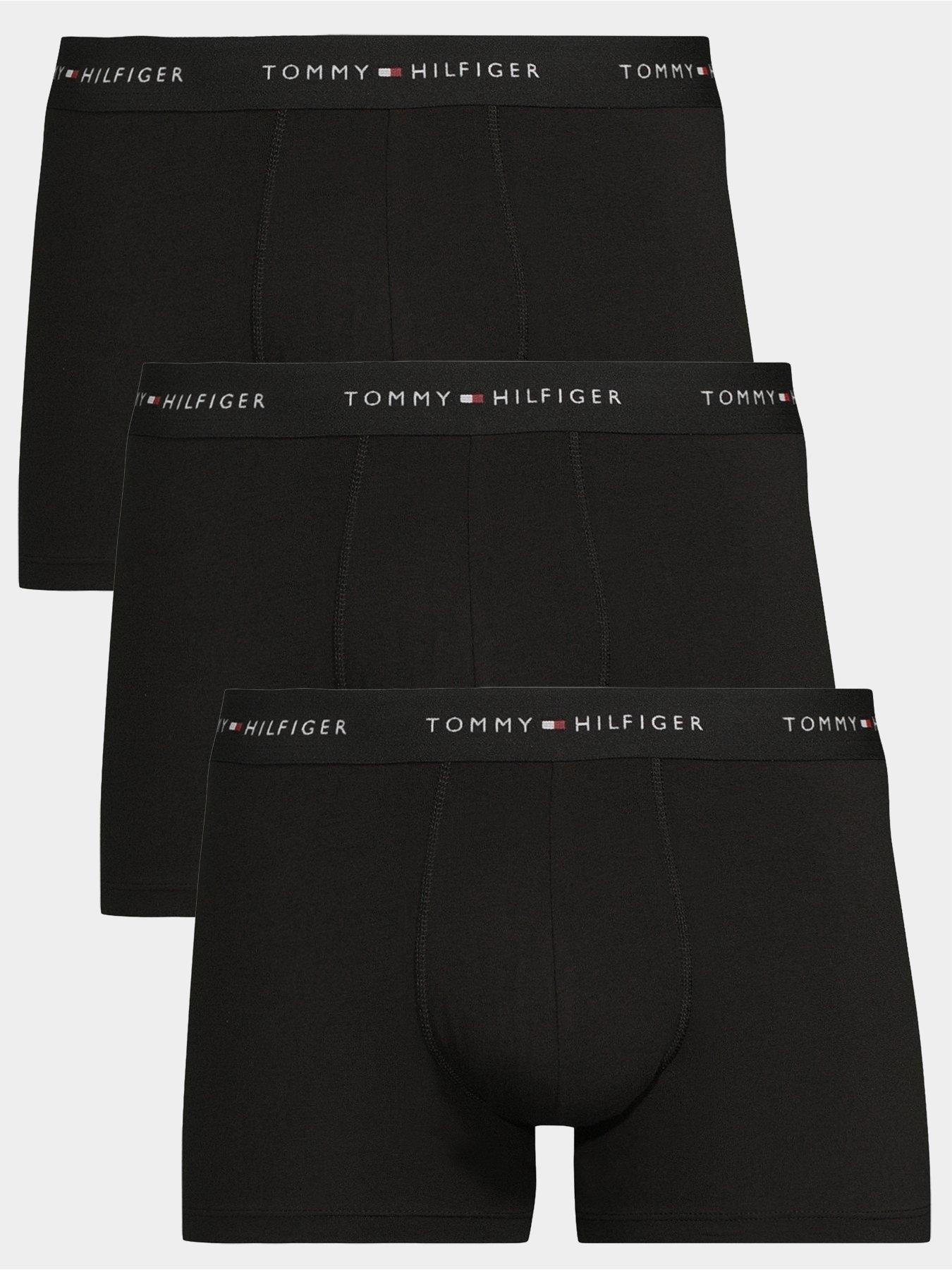 Tommy Hilfiger Pack Of 3 Everyday Essentials Hipsters Men's Black + Black + Black Medium - La Redoute - Image 3