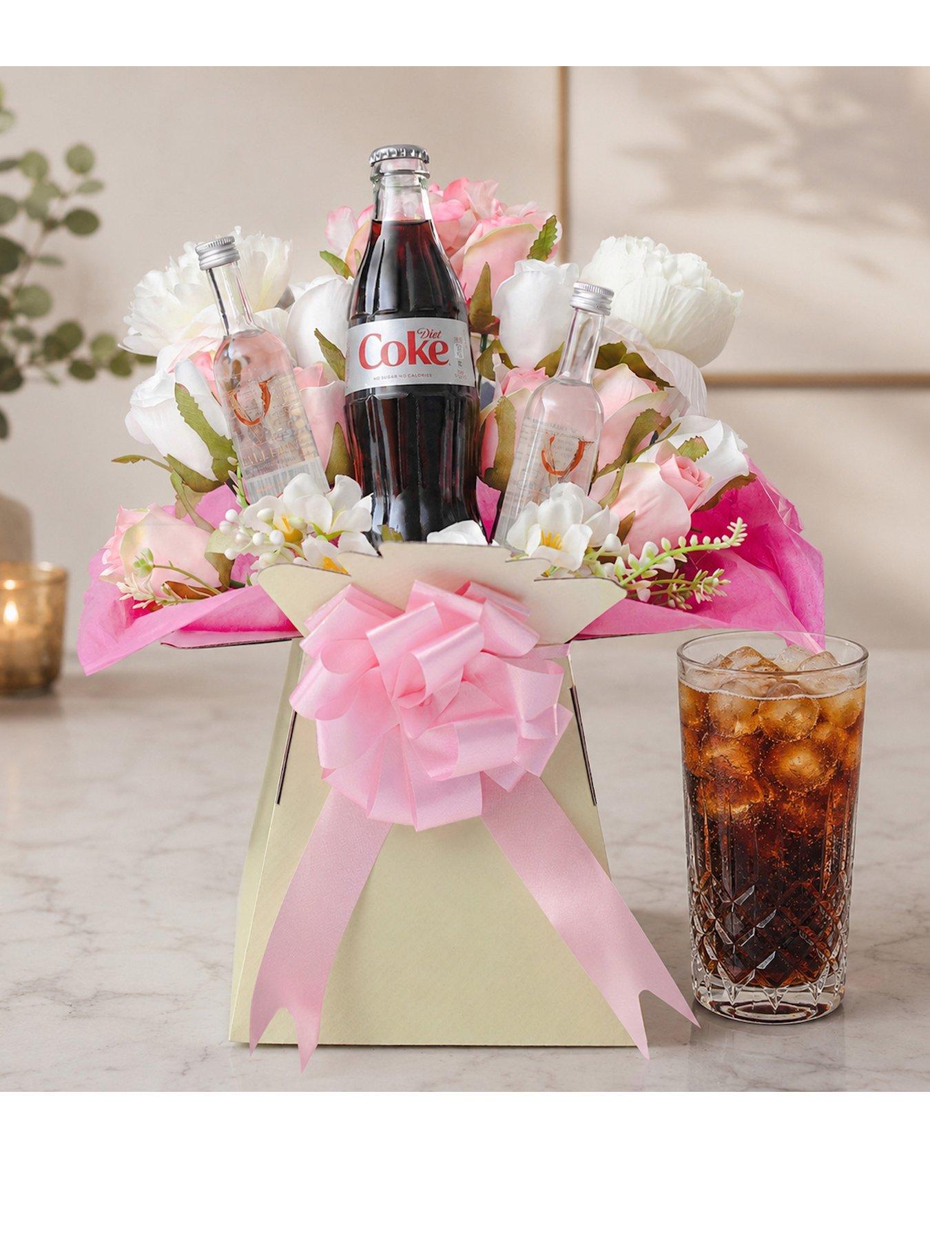 Image 1 of 2 of Funky Hampers Double Trouble Mango Vodka Bouquet