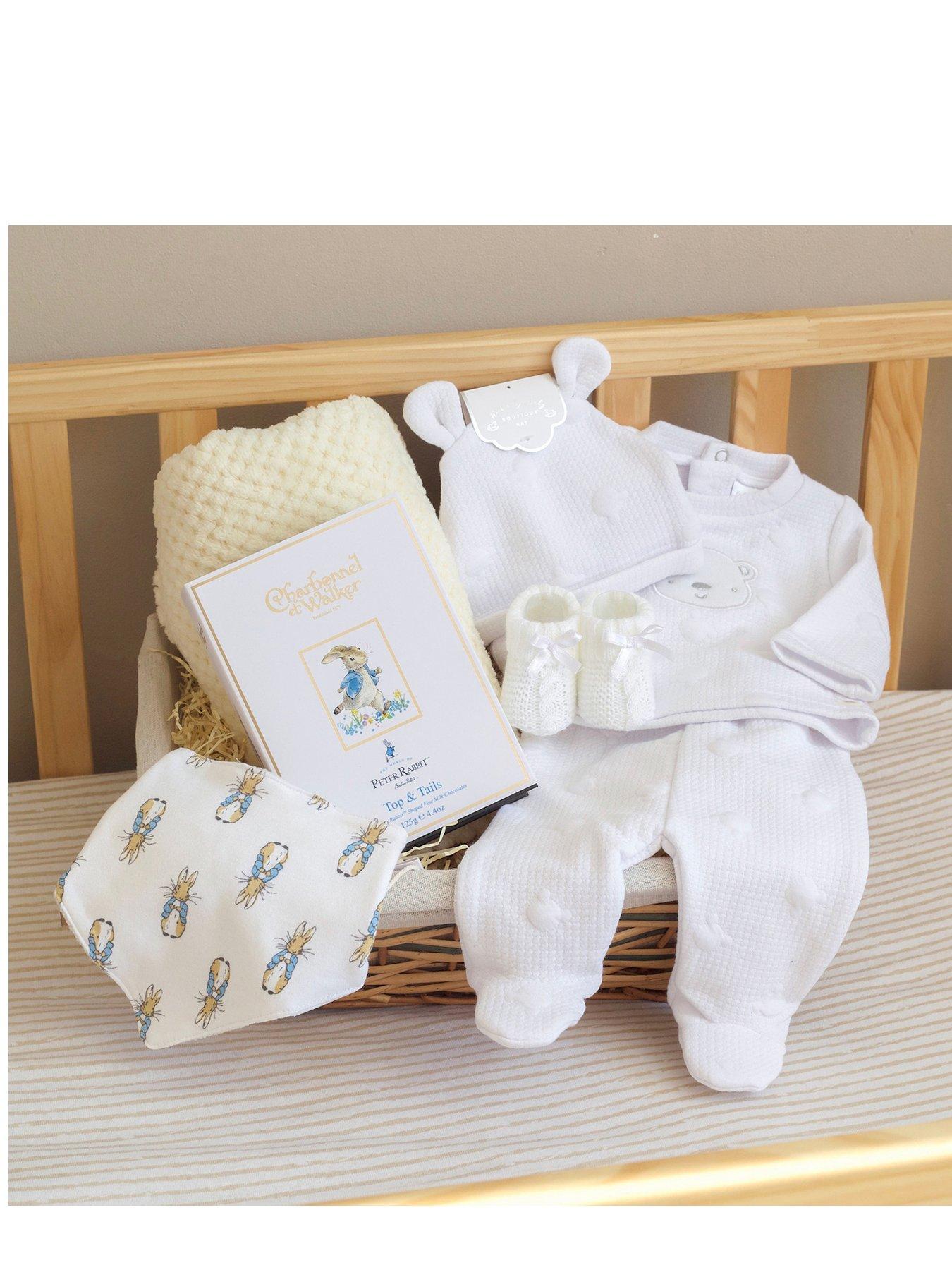 Image 1 of 4 of Funky Hampers Luxury Peter Rabbit New Baby Gift Hamper
