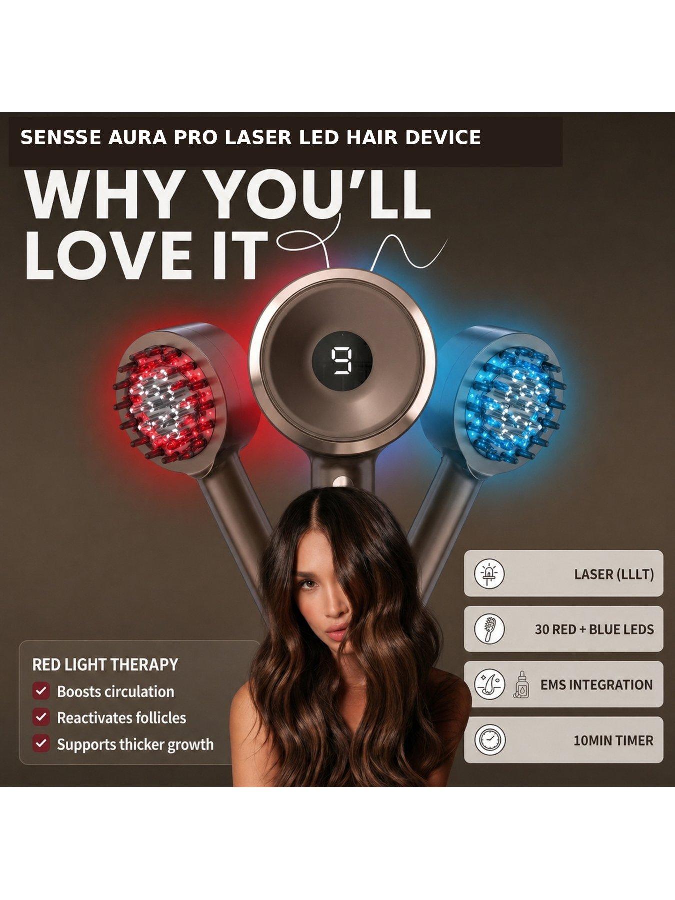 Image 2 of 7 of Sensse Aura Pro Laser Hair Device