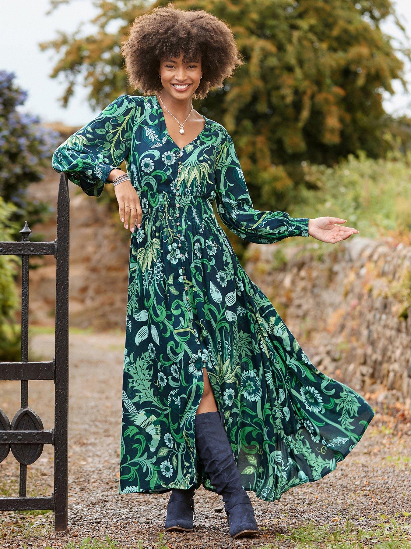 Image 1 of 7 of Joe Browns Florence Long Sleeve Maxi Dress