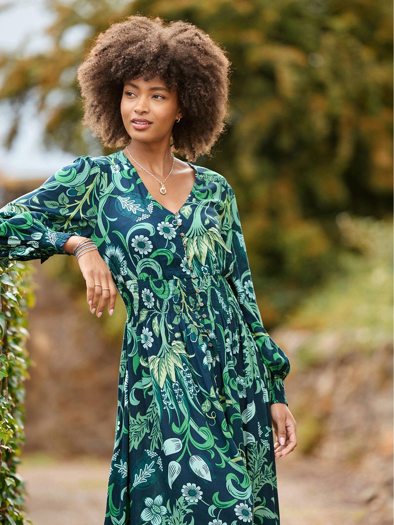 Image 6 of 7 of Joe Browns Florence Long Sleeve Maxi Dress