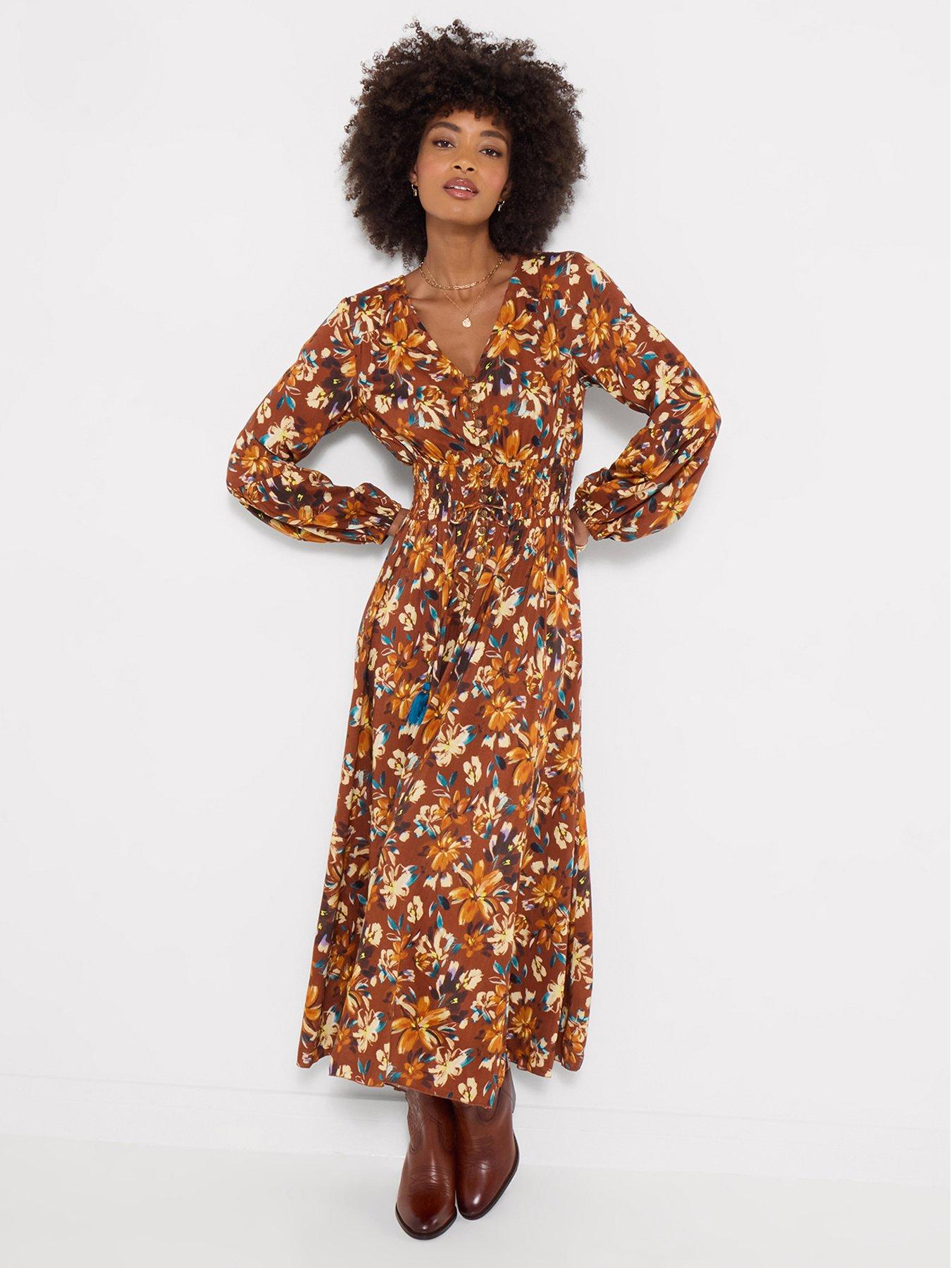 Joe Browns Sienna Floral Lace Insert Maxi Dress