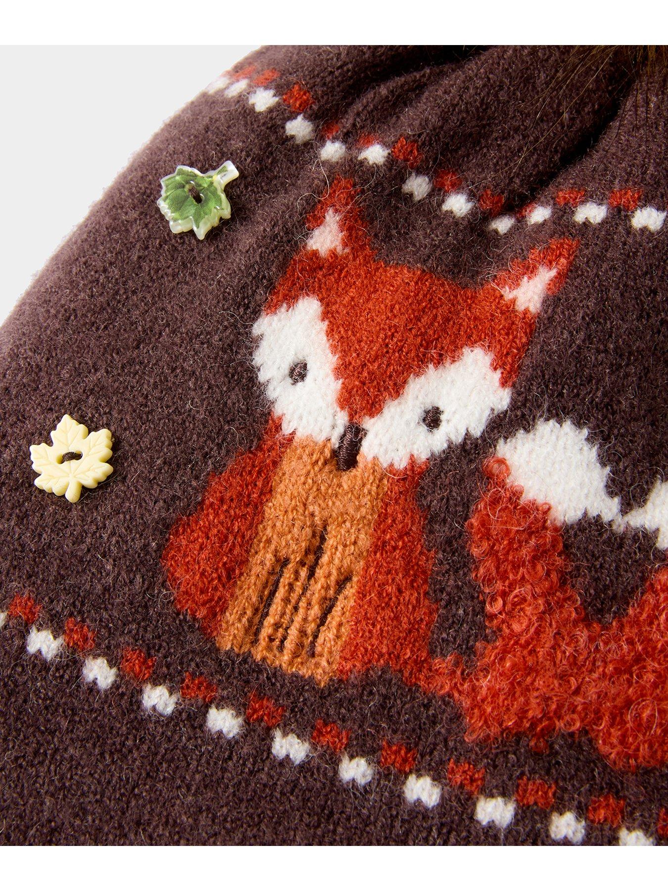 Image 3 of 4 of Joe Browns Cosy As A Fox Knitted Hat