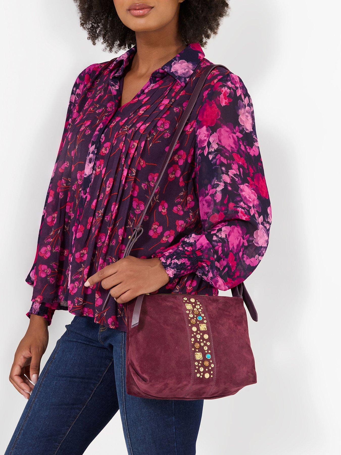 Image 2 of 5 of Joe Browns Statement Stud Crossbody Leather Bag
