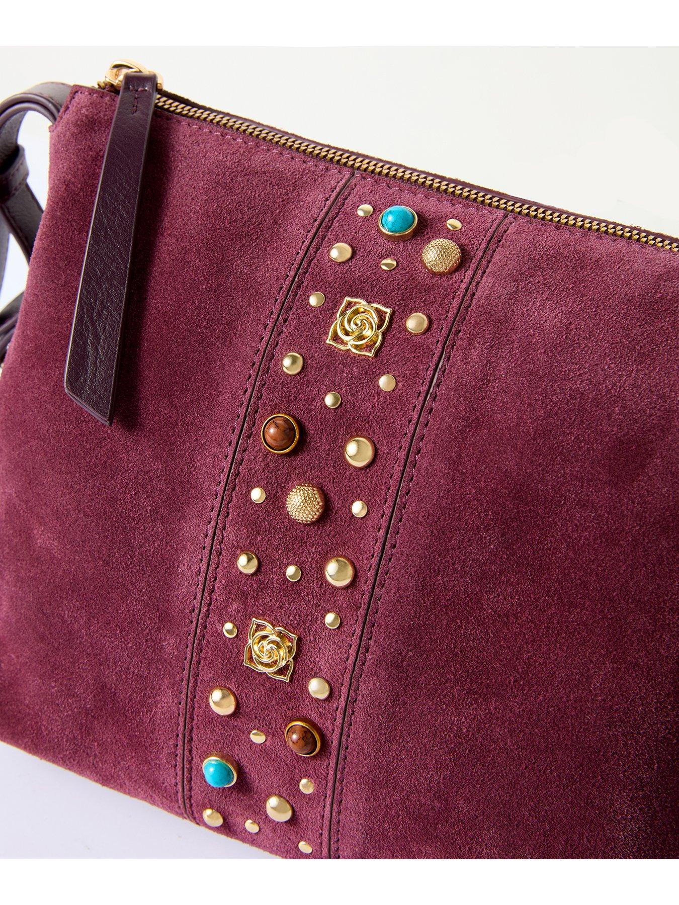 Image 3 of 5 of Joe Browns Statement Stud Crossbody Leather Bag