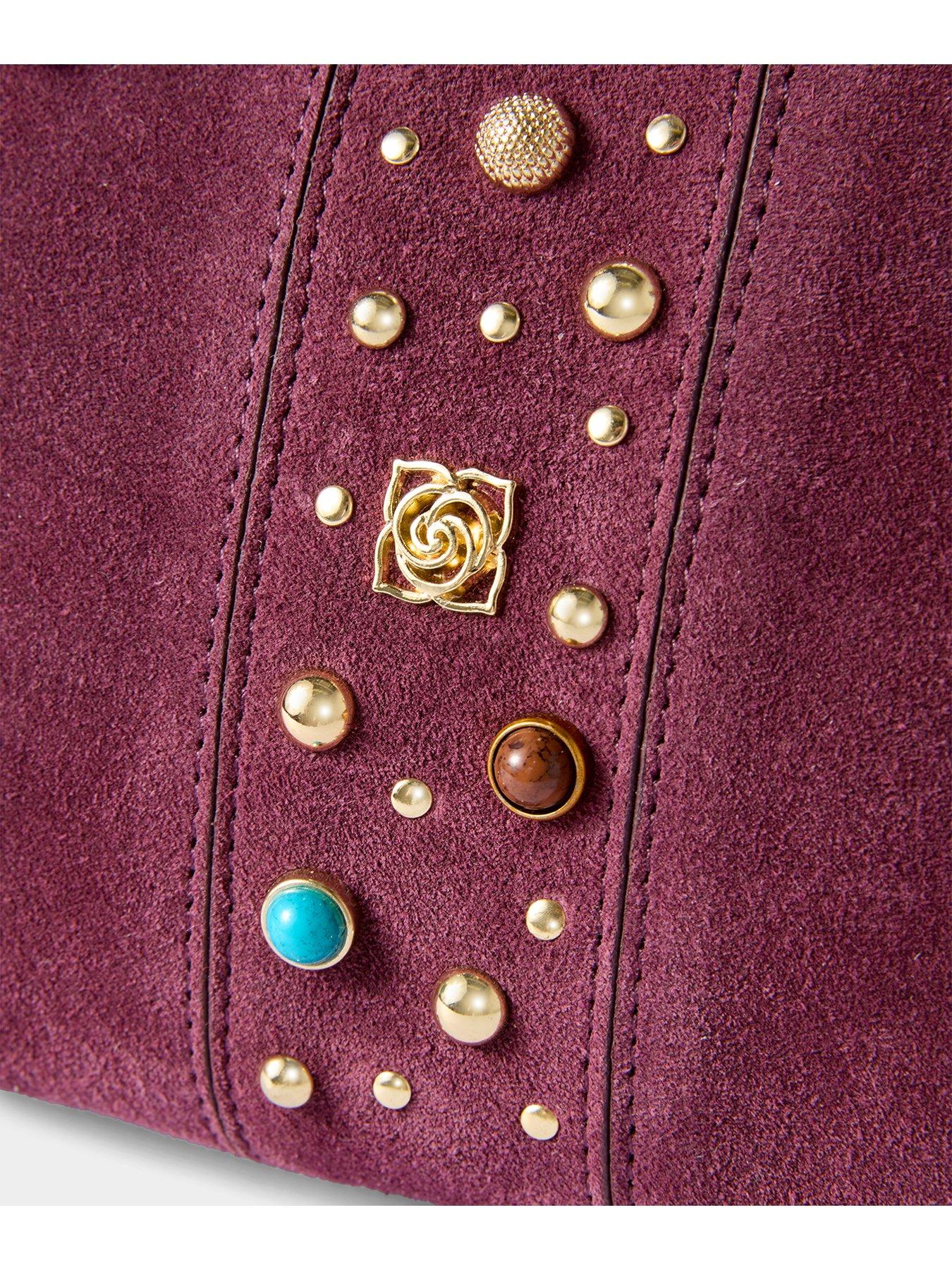 Image 4 of 5 of Joe Browns Statement Stud Crossbody Leather Bag