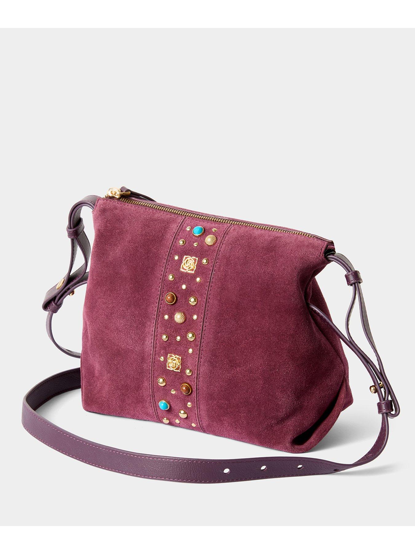 Image 5 of 5 of Joe Browns Statement Stud Crossbody Leather Bag