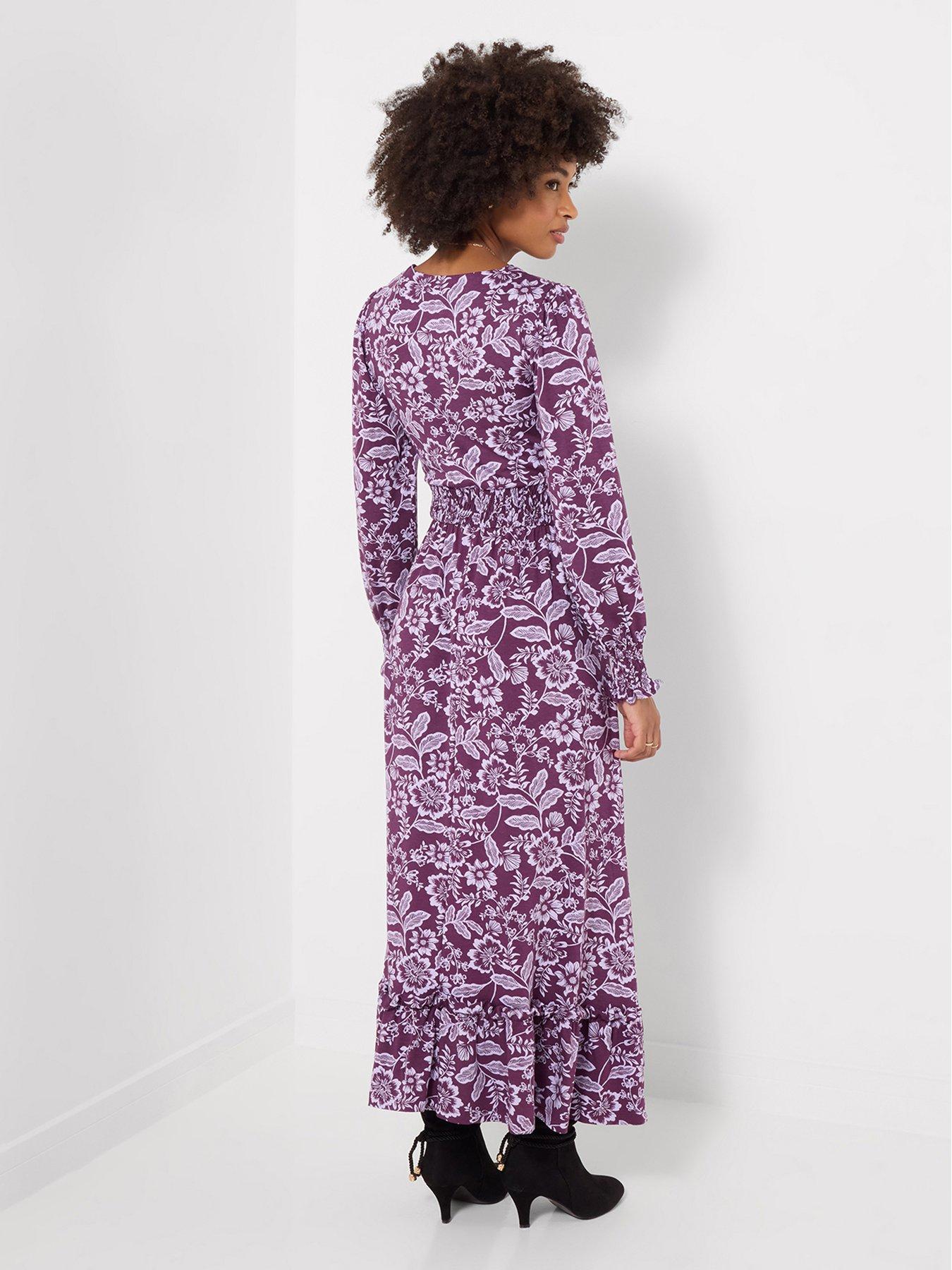 Image 2 of 5 of Joe Browns Thea Long Sleeve Jersey Maxi Dress