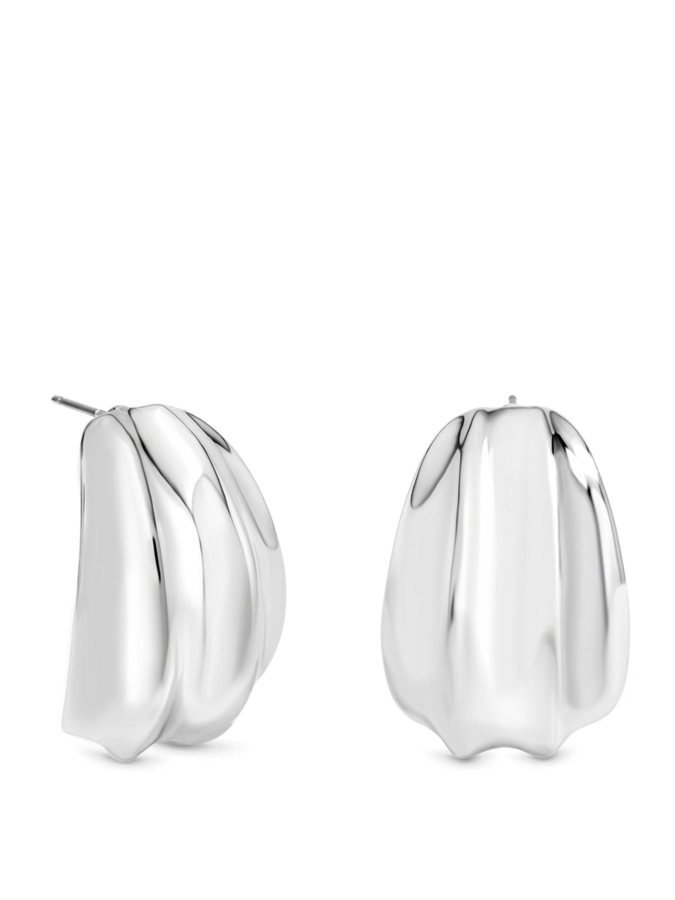 Image 1 of 3 of Inicio Silver Statement Studs