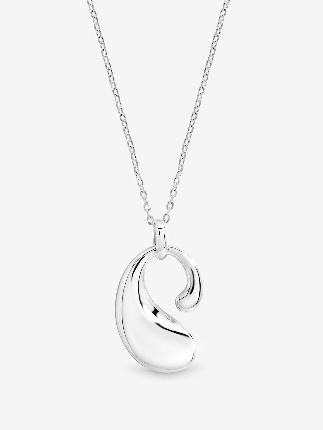 Inicio Polished Open Circle Pendant - Gift Pouch