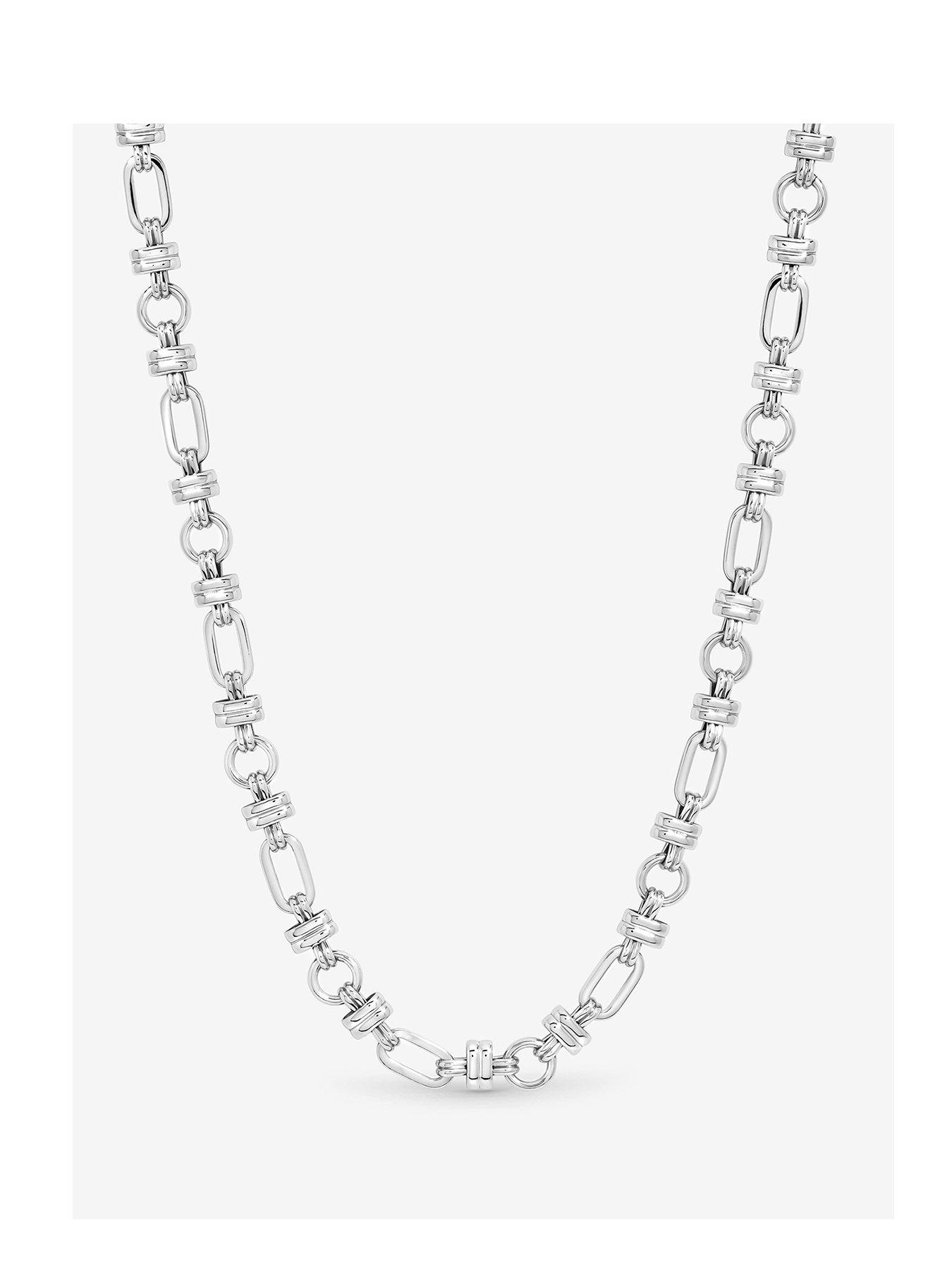 Image 1 of 1 of Inicio Inicio Polished Link Chain Necklace - Gift Pouch