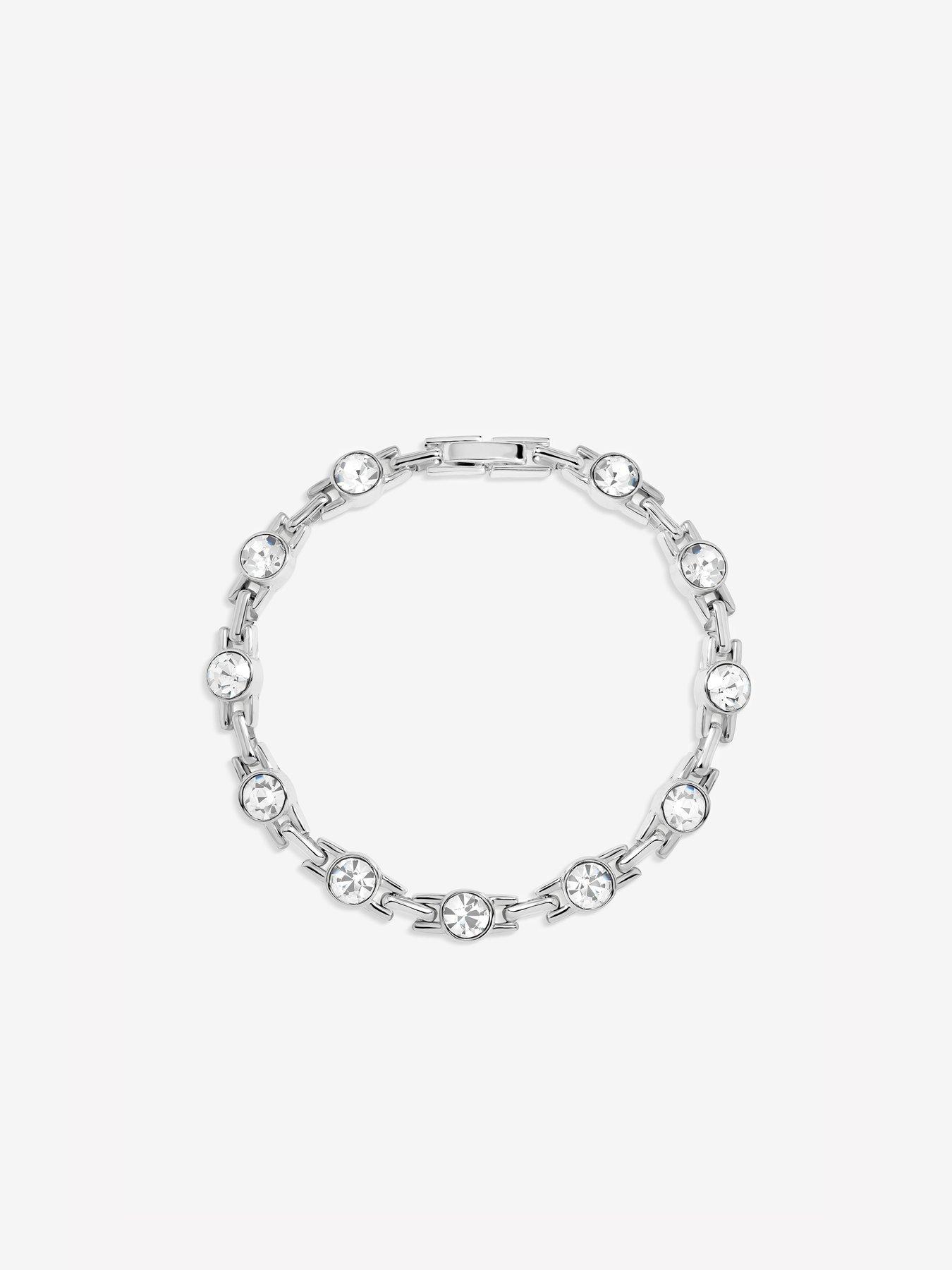 Image 2 of 3 of Jon Richard Jon Richard Gold Plated And Crystal Link Bracelet