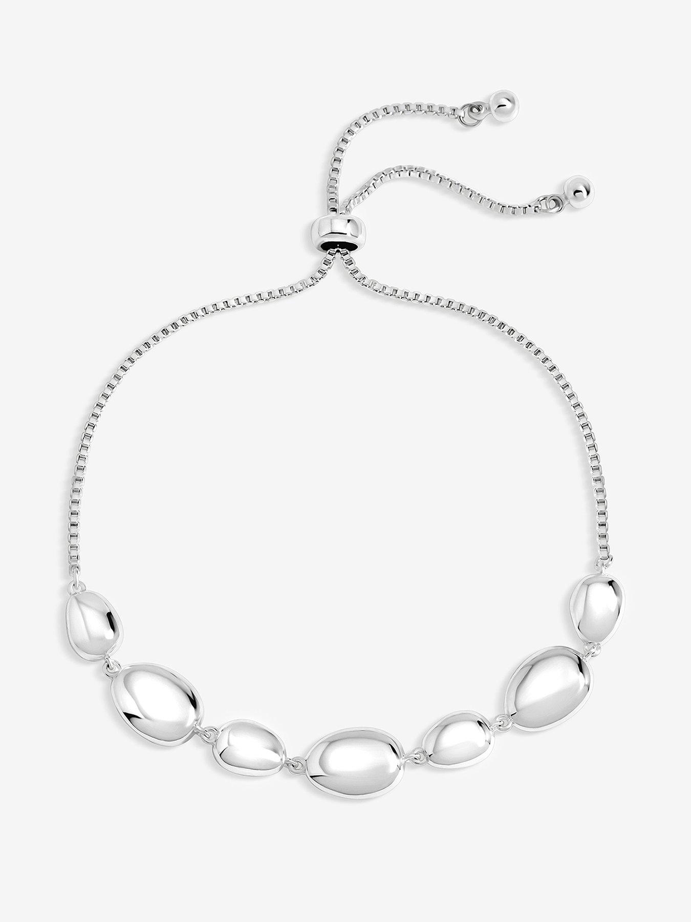 Image 1 of 3 of Inicio Pebble Toggle Bracelet - Gift Pouch