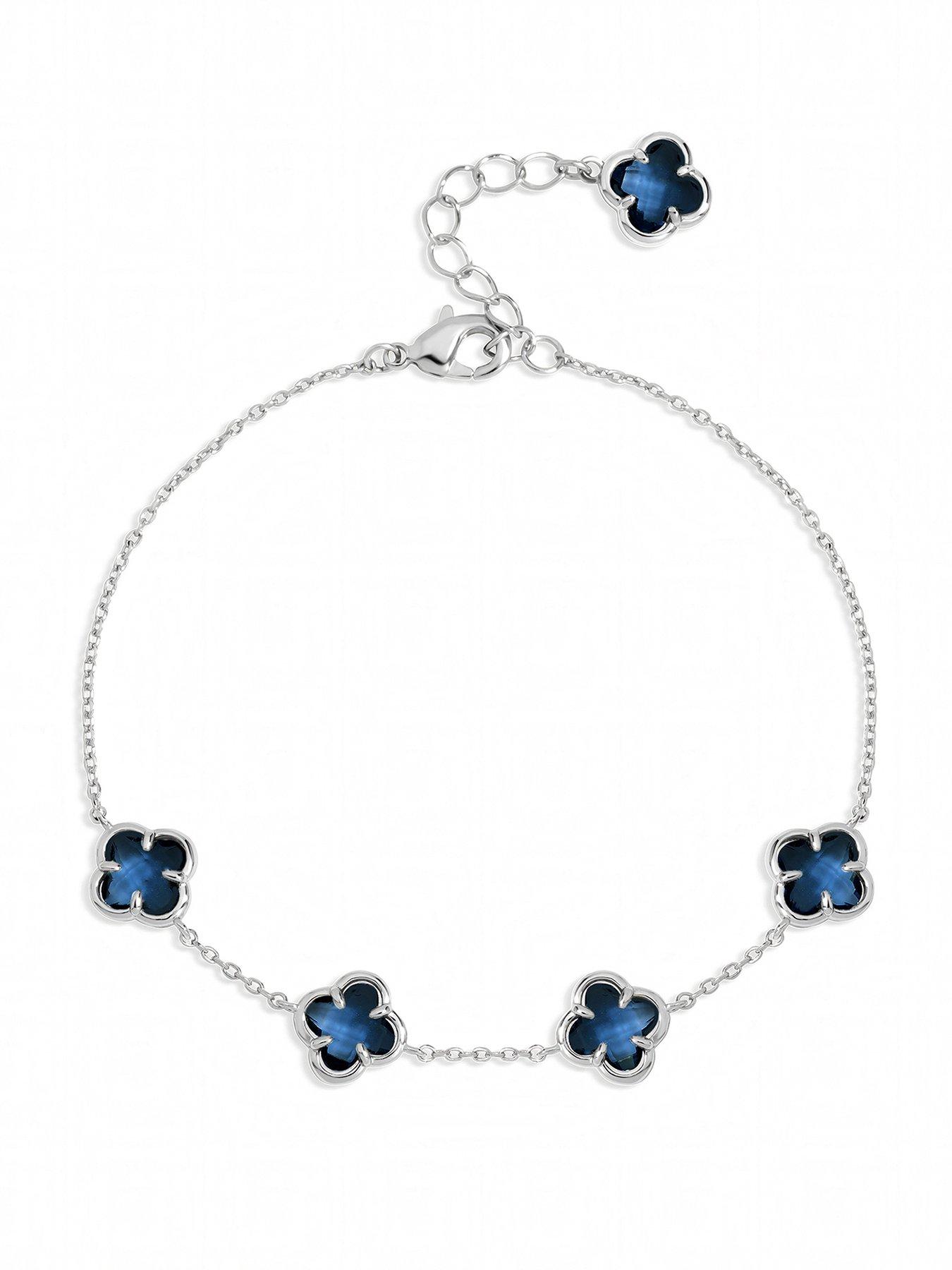 Inicio Sapphire Clover Bracelet