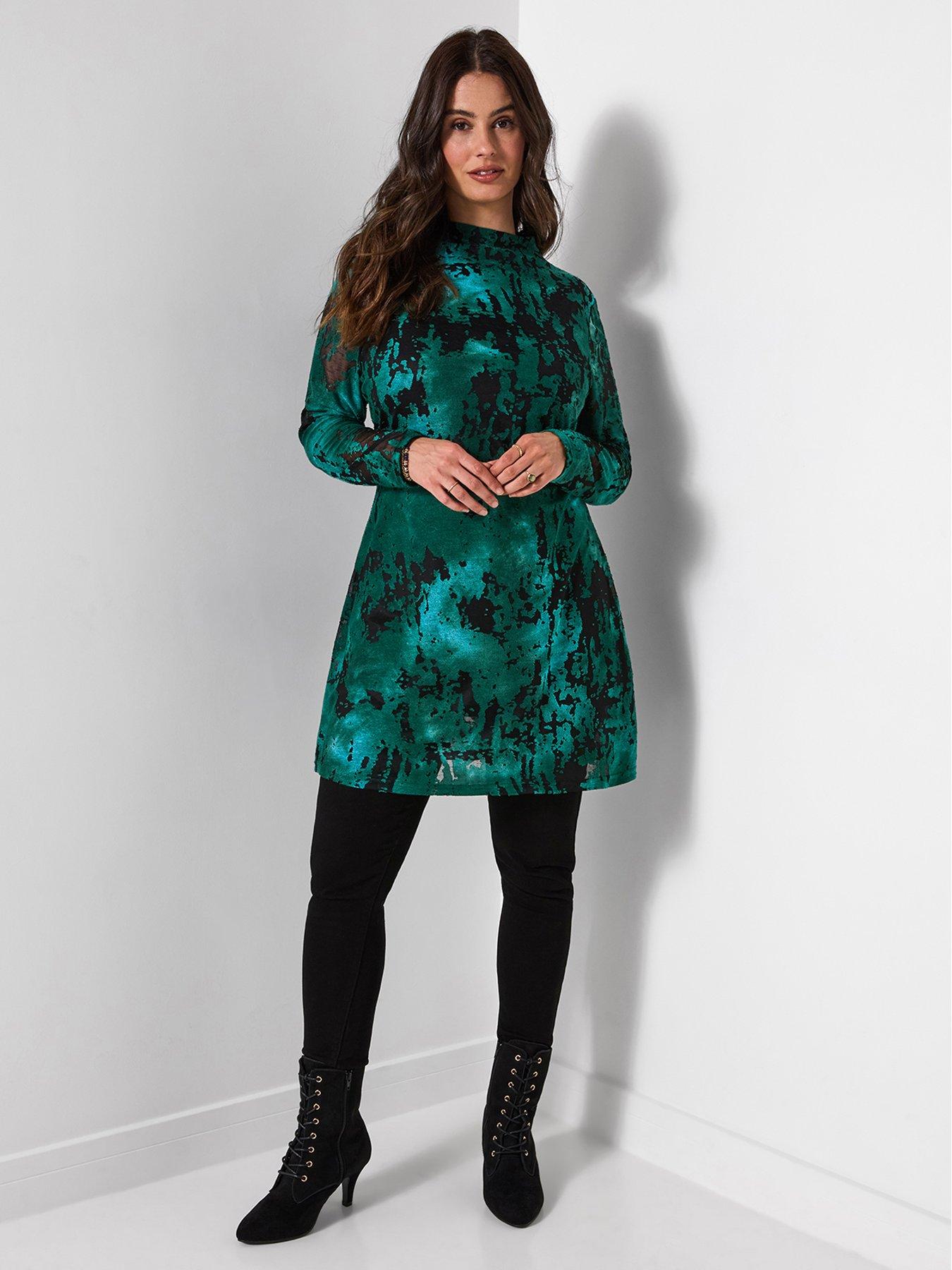 Image 1 of 5 of Joe Browns Statement Print High Neck Tunic Top