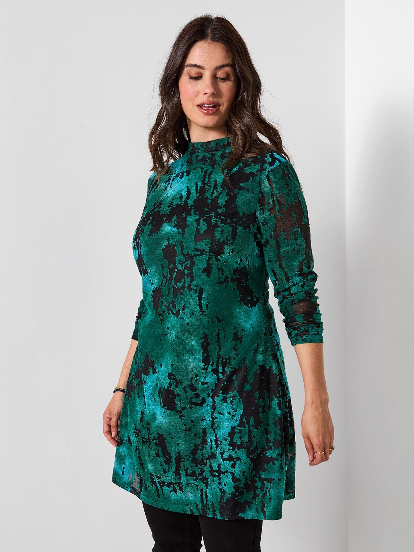 Image 3 of 5 of Joe Browns Statement Print High Neck Tunic Top