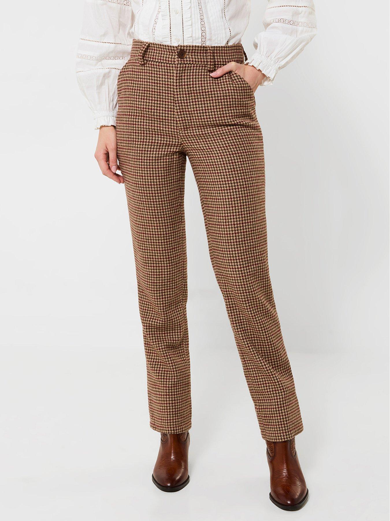 Image 1 of 7 of Joe Browns Lola Checked Cigarette Trouser