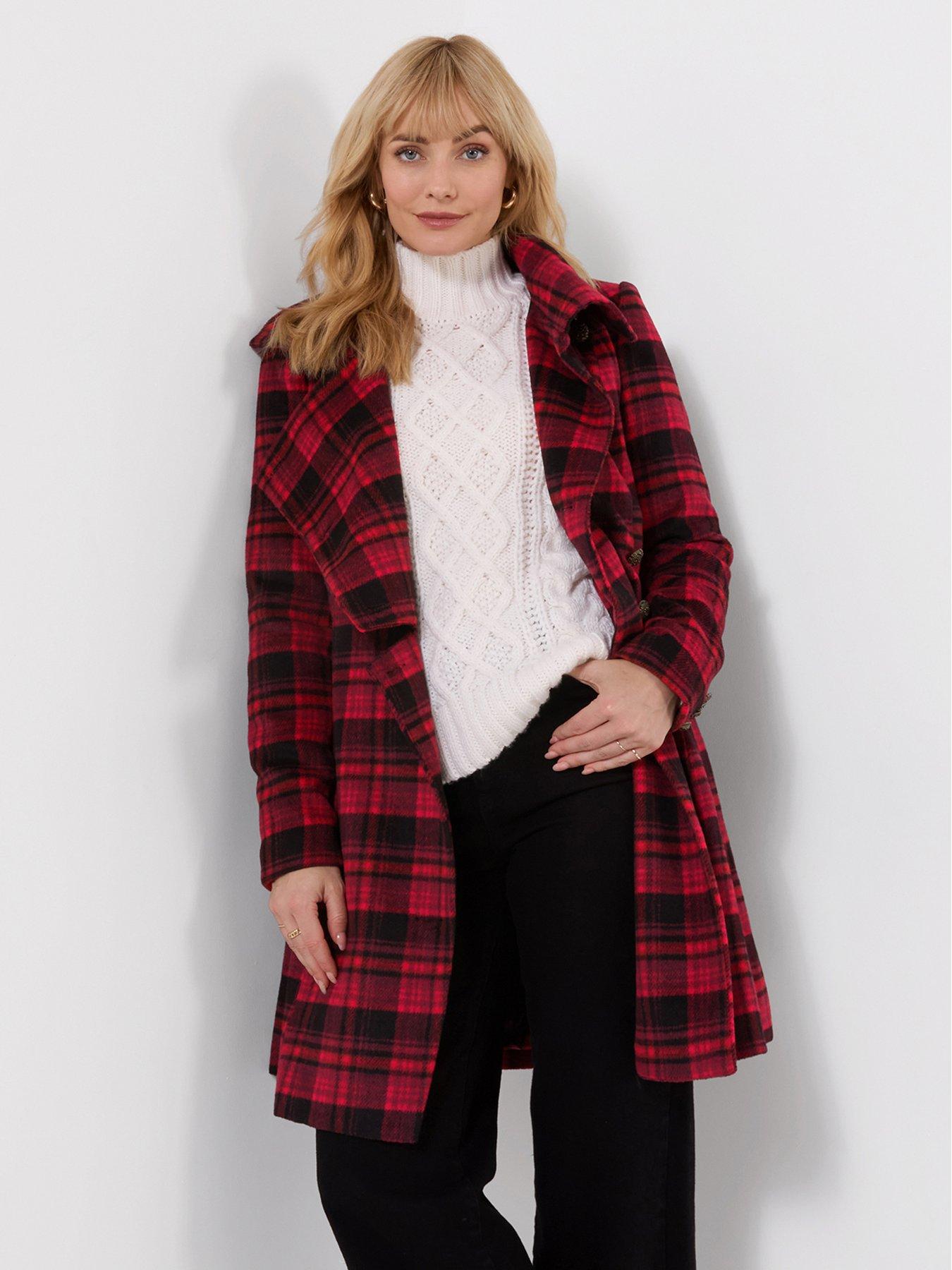 Image 3 of 7 of Joe Browns Autumn Days Check Coat