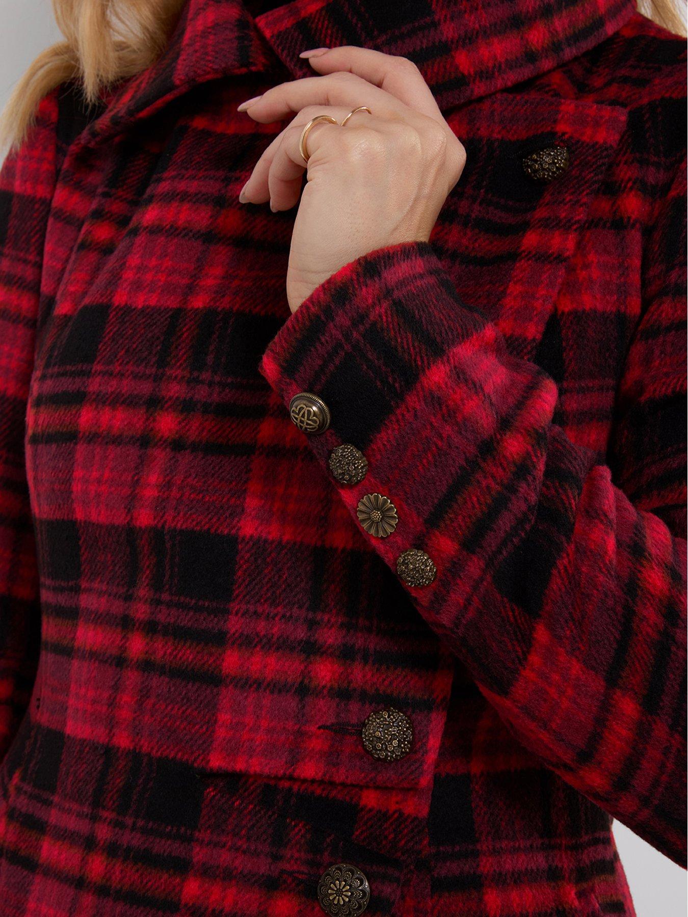 Image 4 of 7 of Joe Browns Autumn Days Check Coat