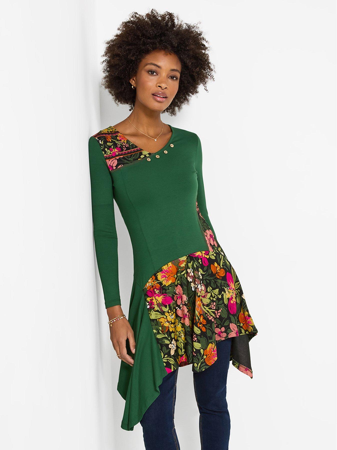 jersey tunic dress uk Joe Browns Fabulous Florals collection_velvet_shop