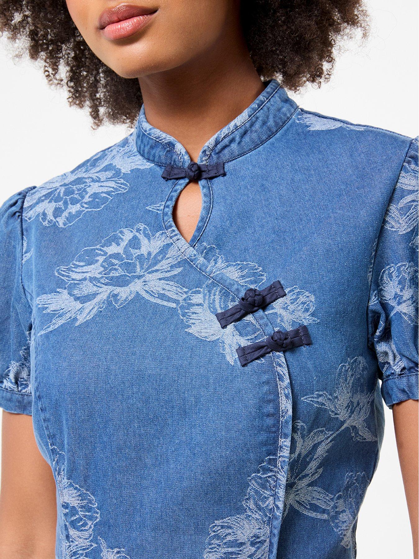 Image 4 of 5 of Joe Browns Jessie Denim Jacquard Mini Dress