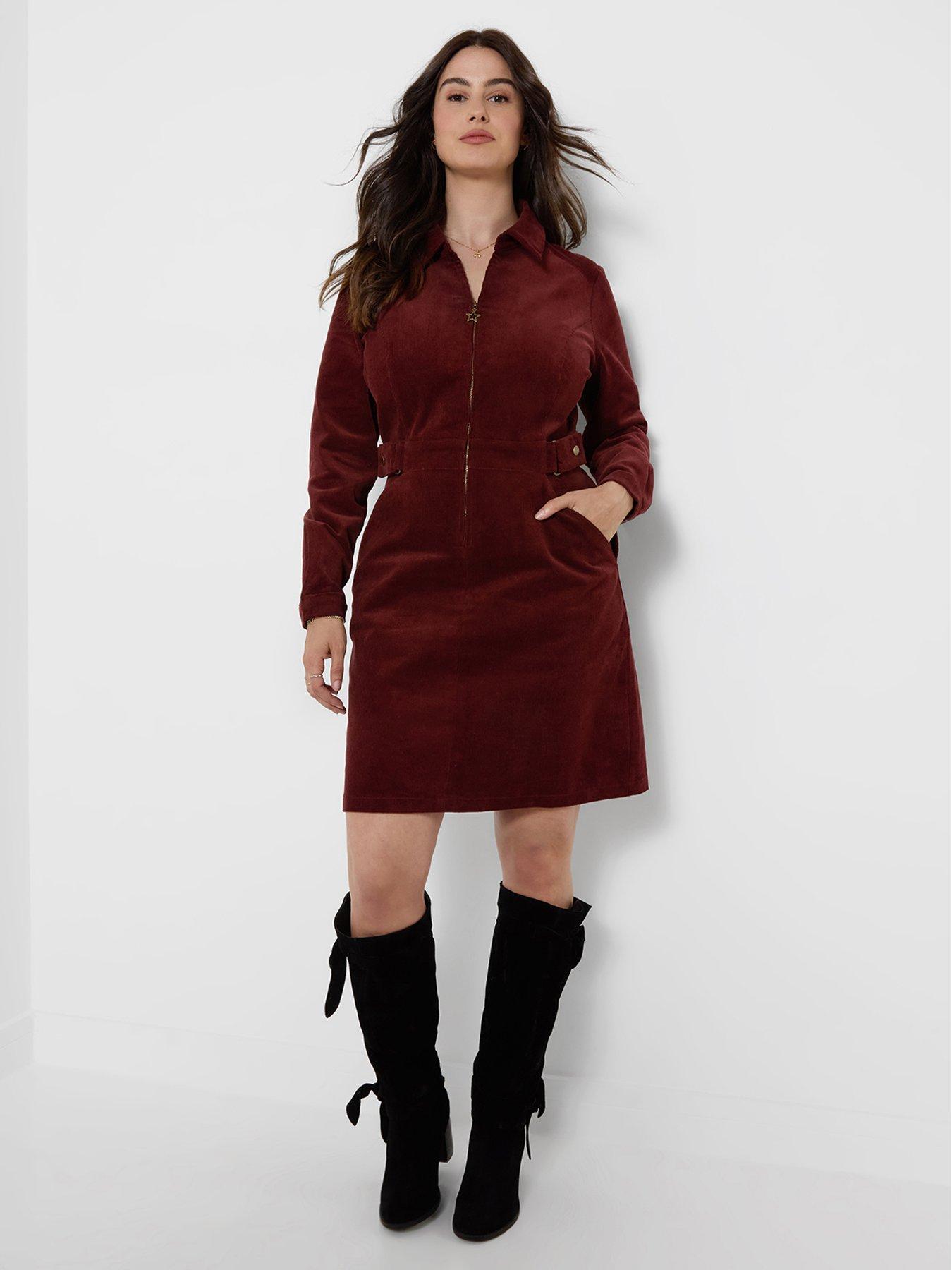 Image 3 of 5 of Joe Browns Betsy Zip Front Cord Dress