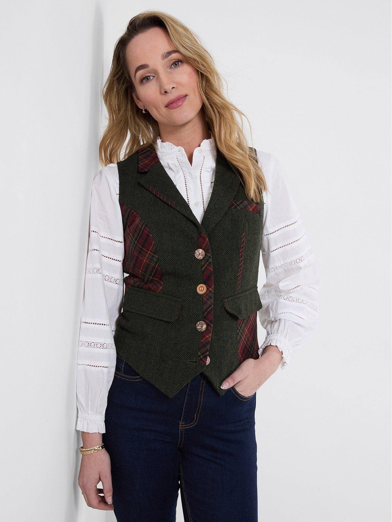 Image 1 of 7 of Joe Browns Ruby Mix And Match Waistcoat