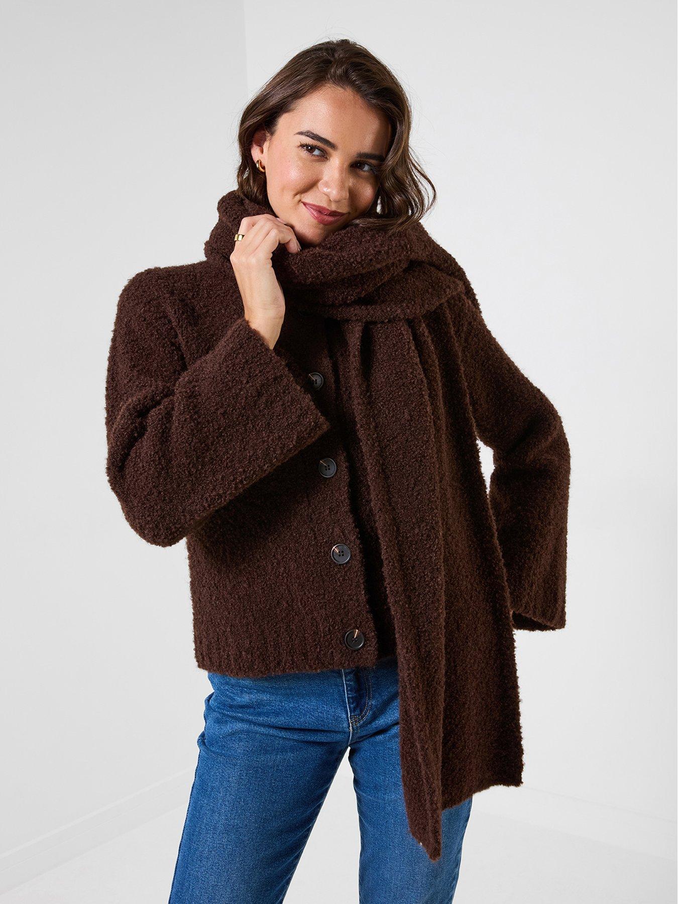 Joe Browns Winter Walks Cosy Cardigan With Scarf
