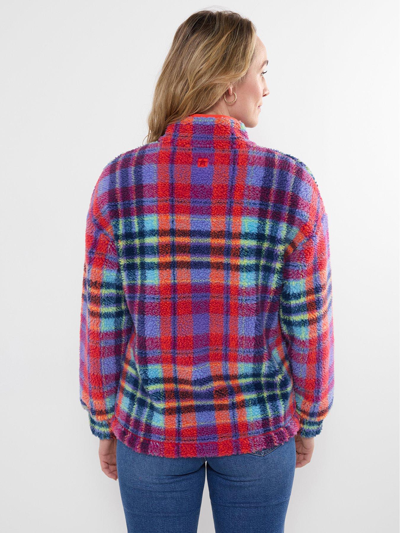 Image 2 of 5 of Joe Browns Harriet Checked Zip Through Fleece