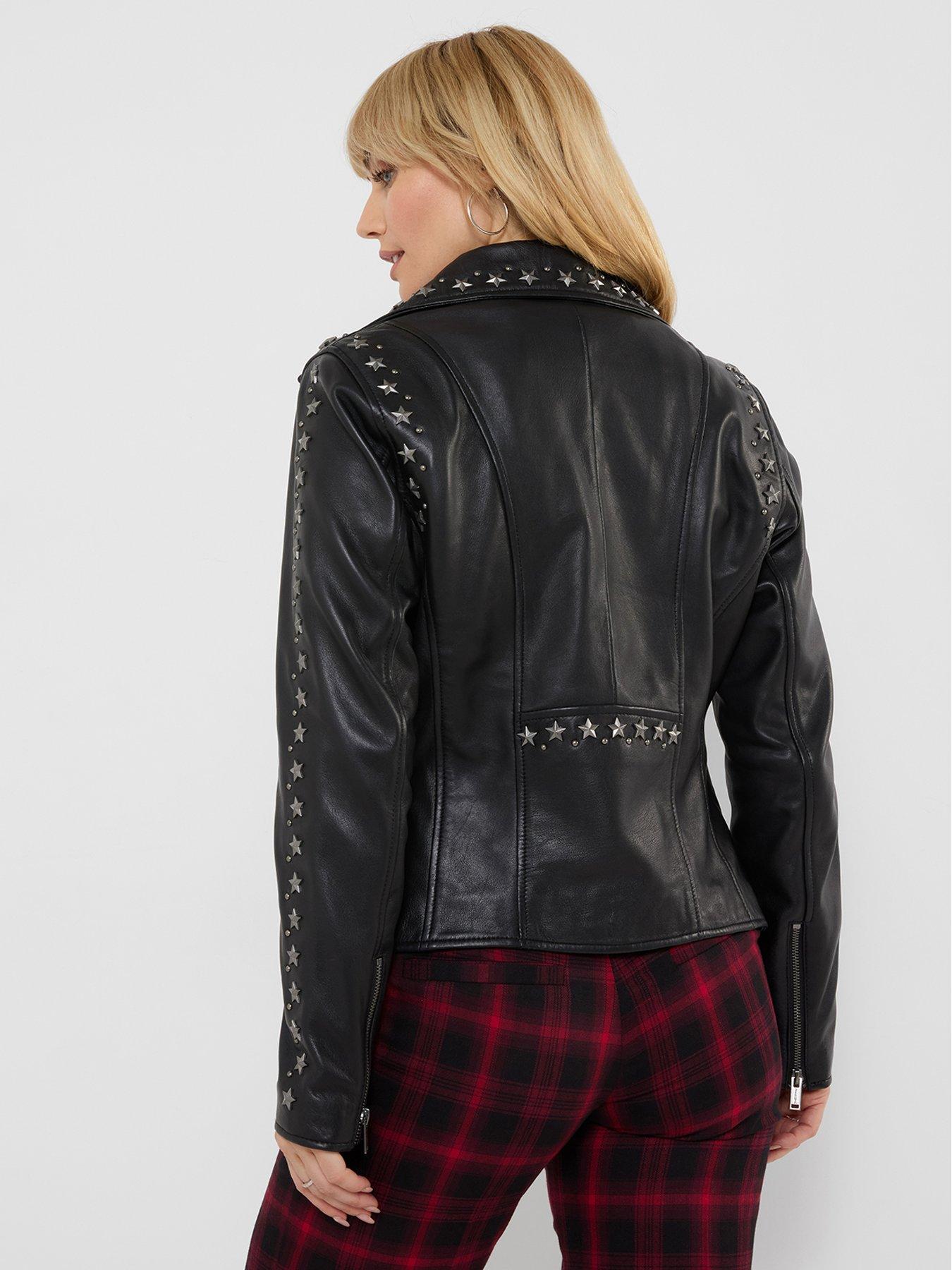 Image 2 of 7 of Joe Browns The Star Studded Leather Jacket