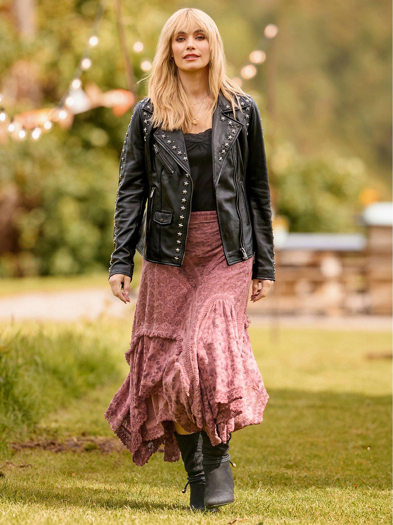 Image 5 of 7 of Joe Browns The Star Studded Leather Jacket