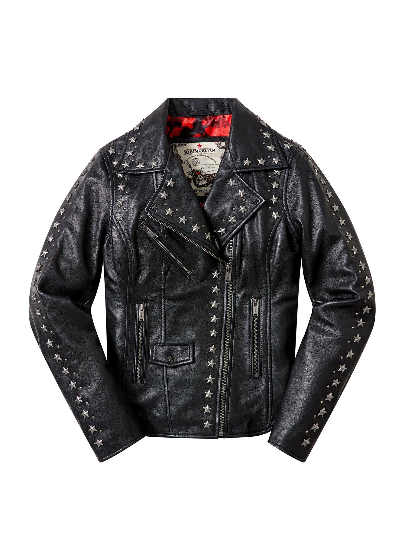 Image 7 of 7 of Joe Browns The Star Studded Leather Jacket