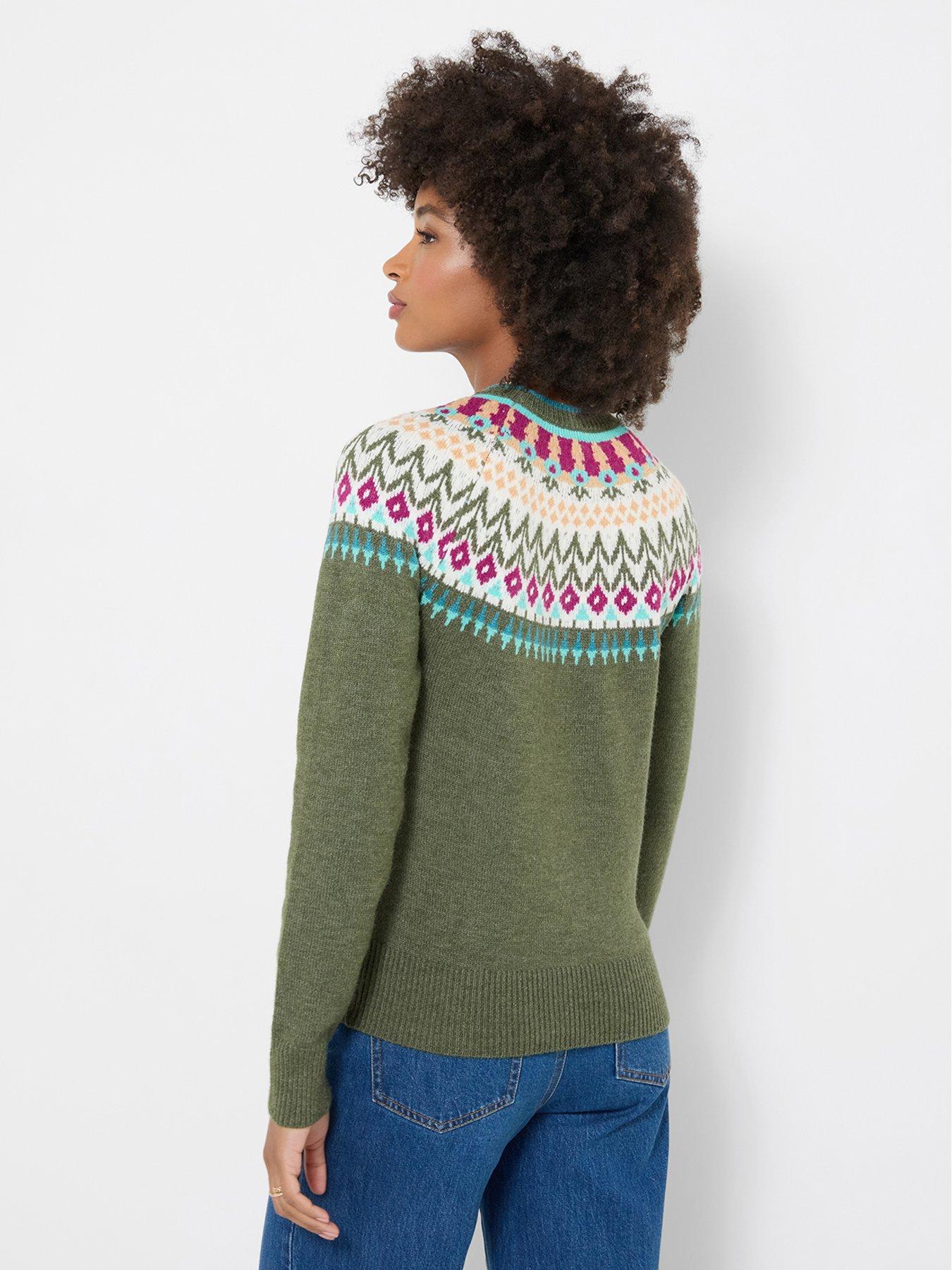 Image 2 of 7 of Joe Browns Tilly Floral Fairisle Jumper