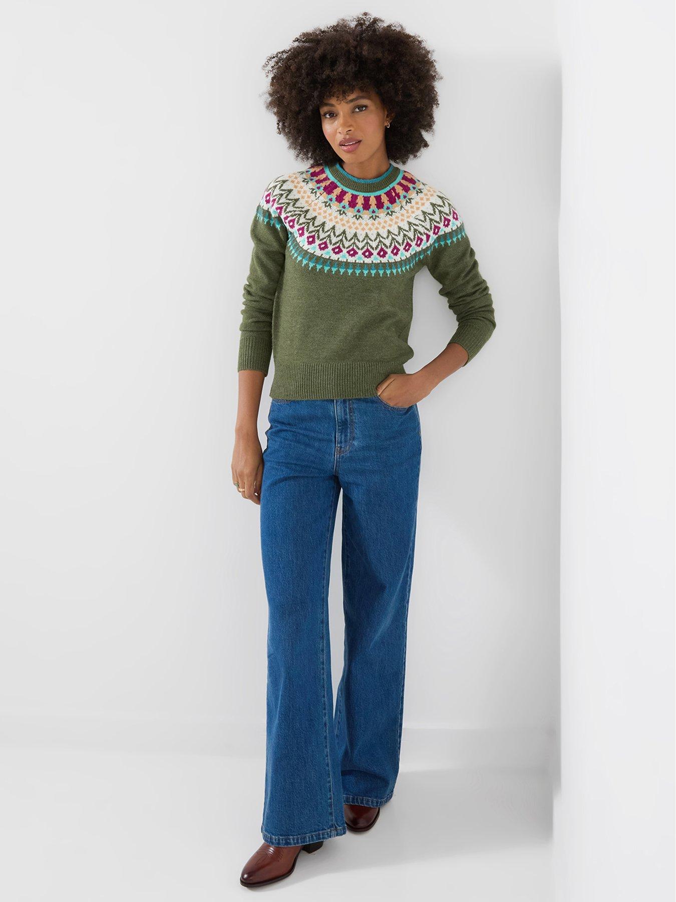 Image 4 of 7 of Joe Browns Tilly Floral Fairisle Jumper