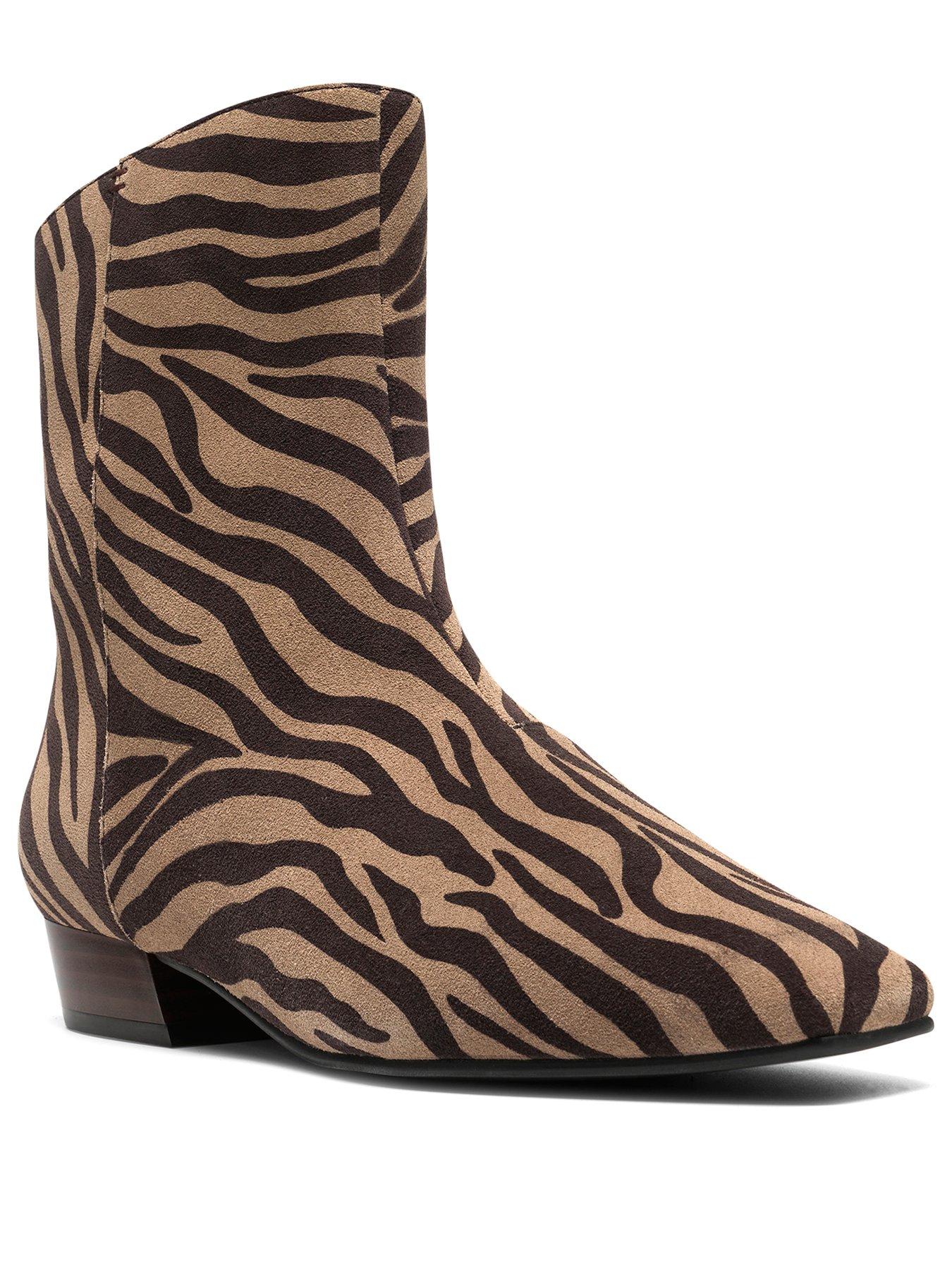 Image 2 of 6 of Clarks Kelso Top Ankle Boot - Animal Print