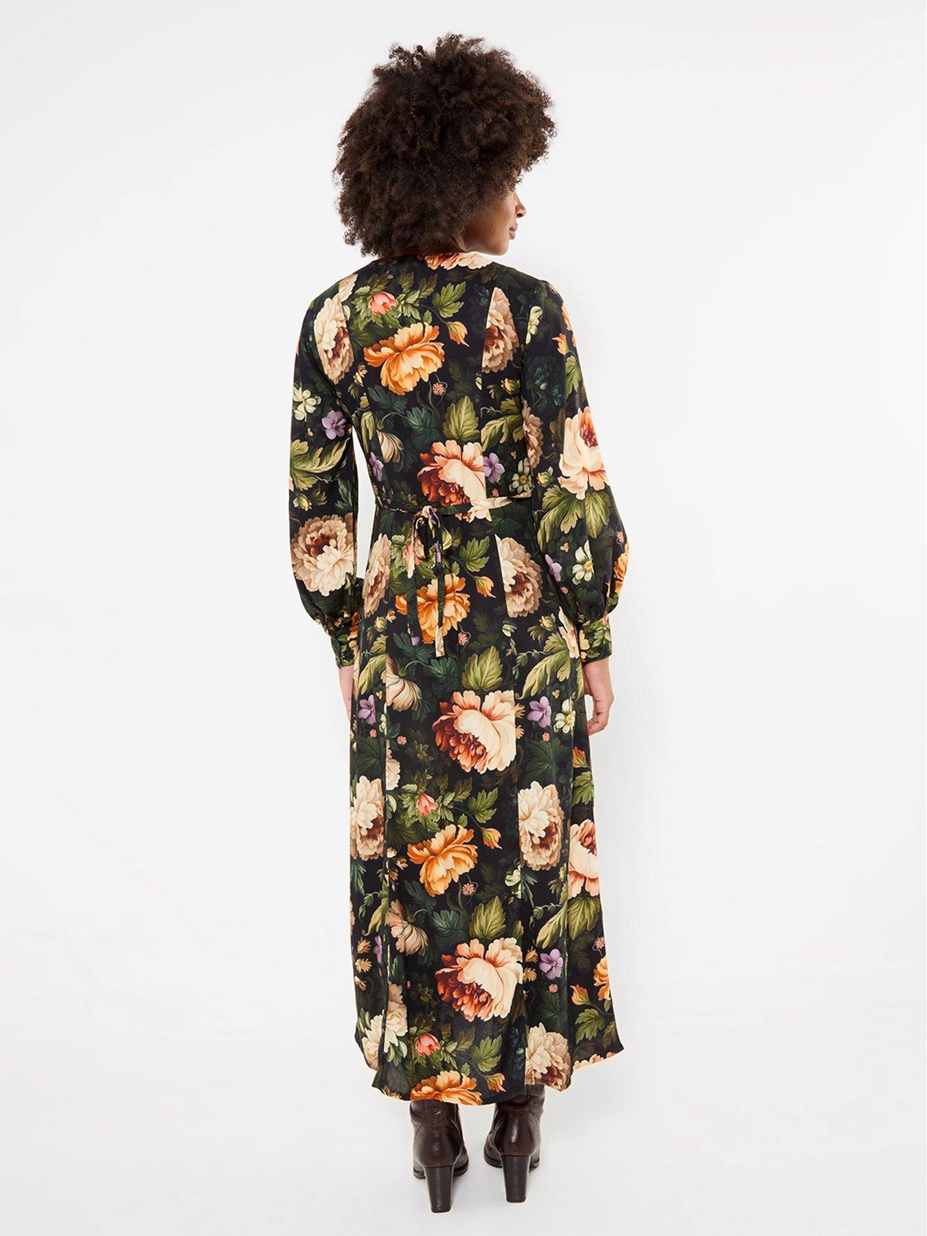 Image 2 of 5 of Joe Browns Dramatic Florals Button Through Maxi Dress