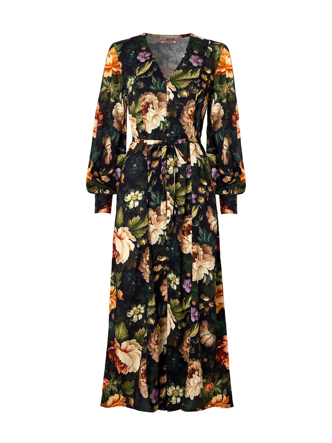 Image 5 of 5 of Joe Browns Dramatic Florals Button Through Maxi Dress