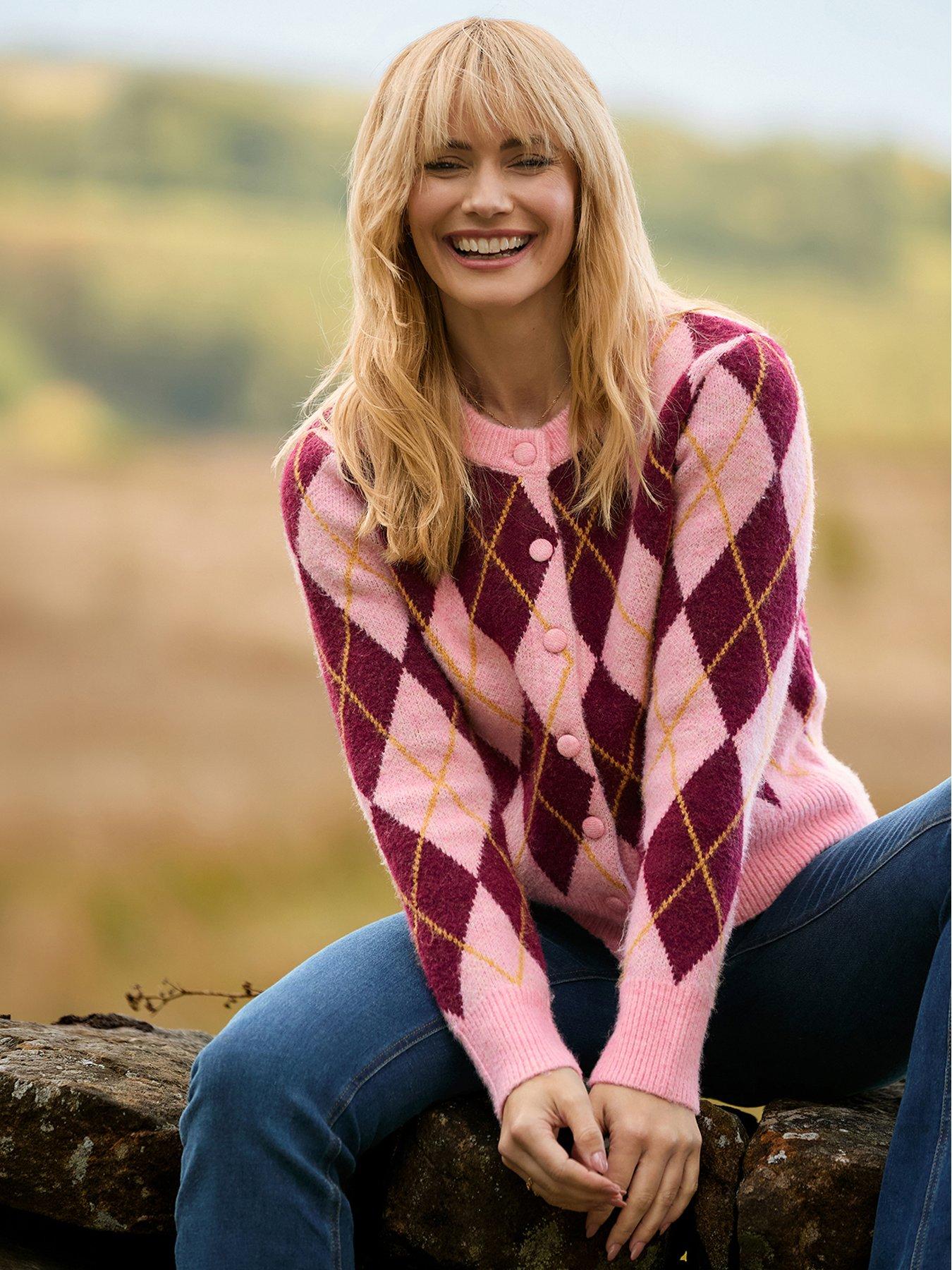 Image 5 of 6 of Joe Browns Amazing Argyle Cardigan